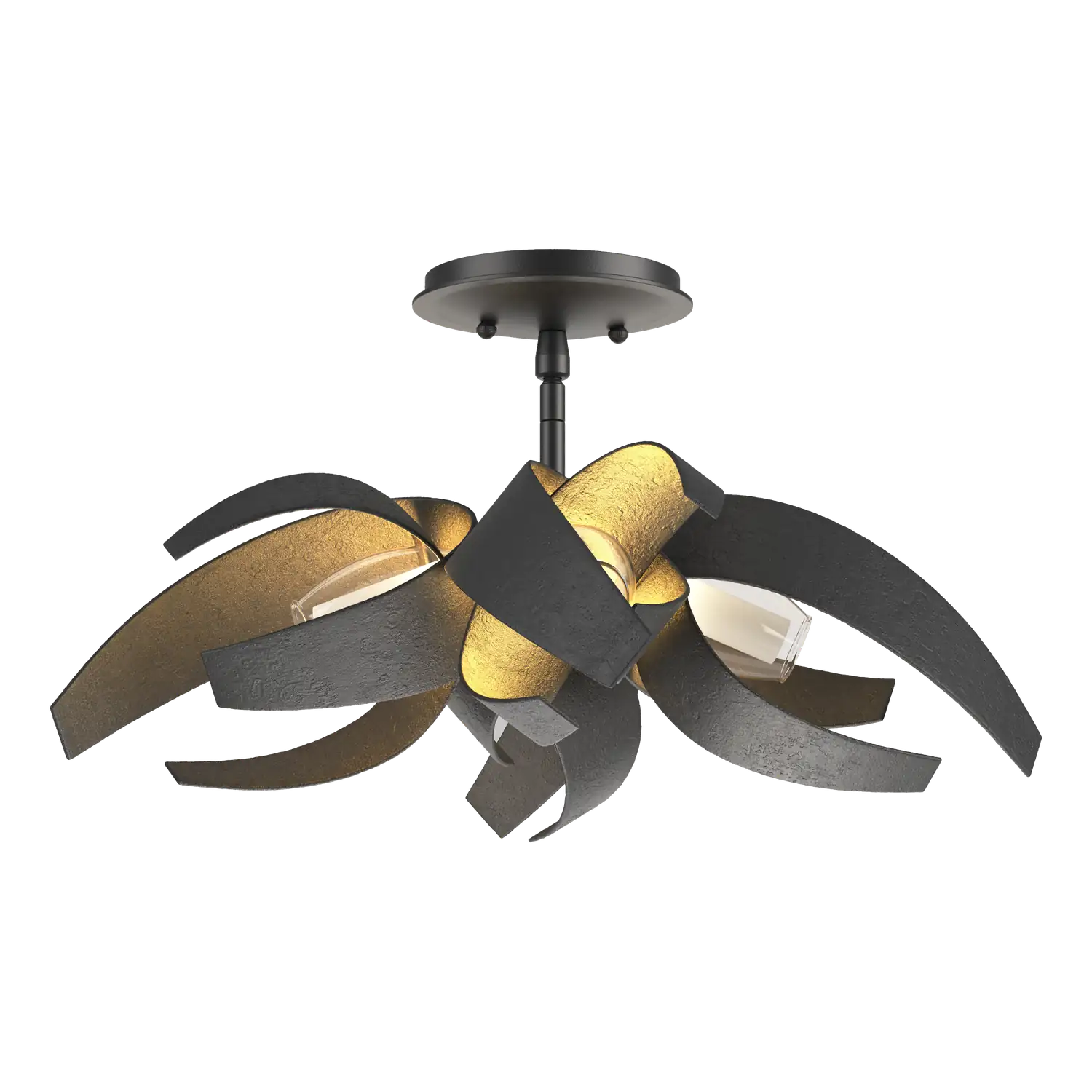 Hubbardton Forge, Corona Semi-Flush, SEMI FLUSH MOUNT LIGHT