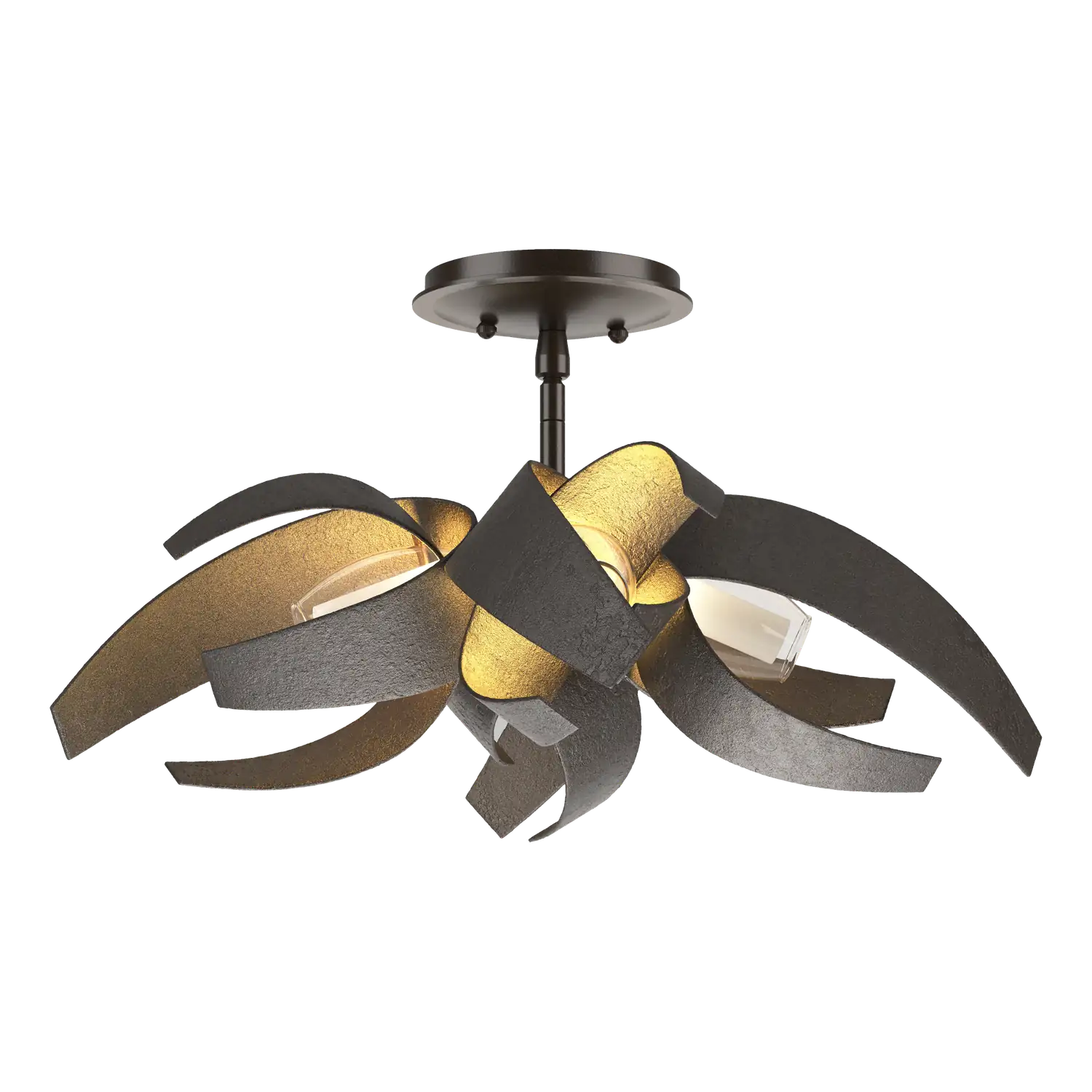 Hubbardton Forge, Corona Semi-Flush, SEMI FLUSH MOUNT LIGHT
