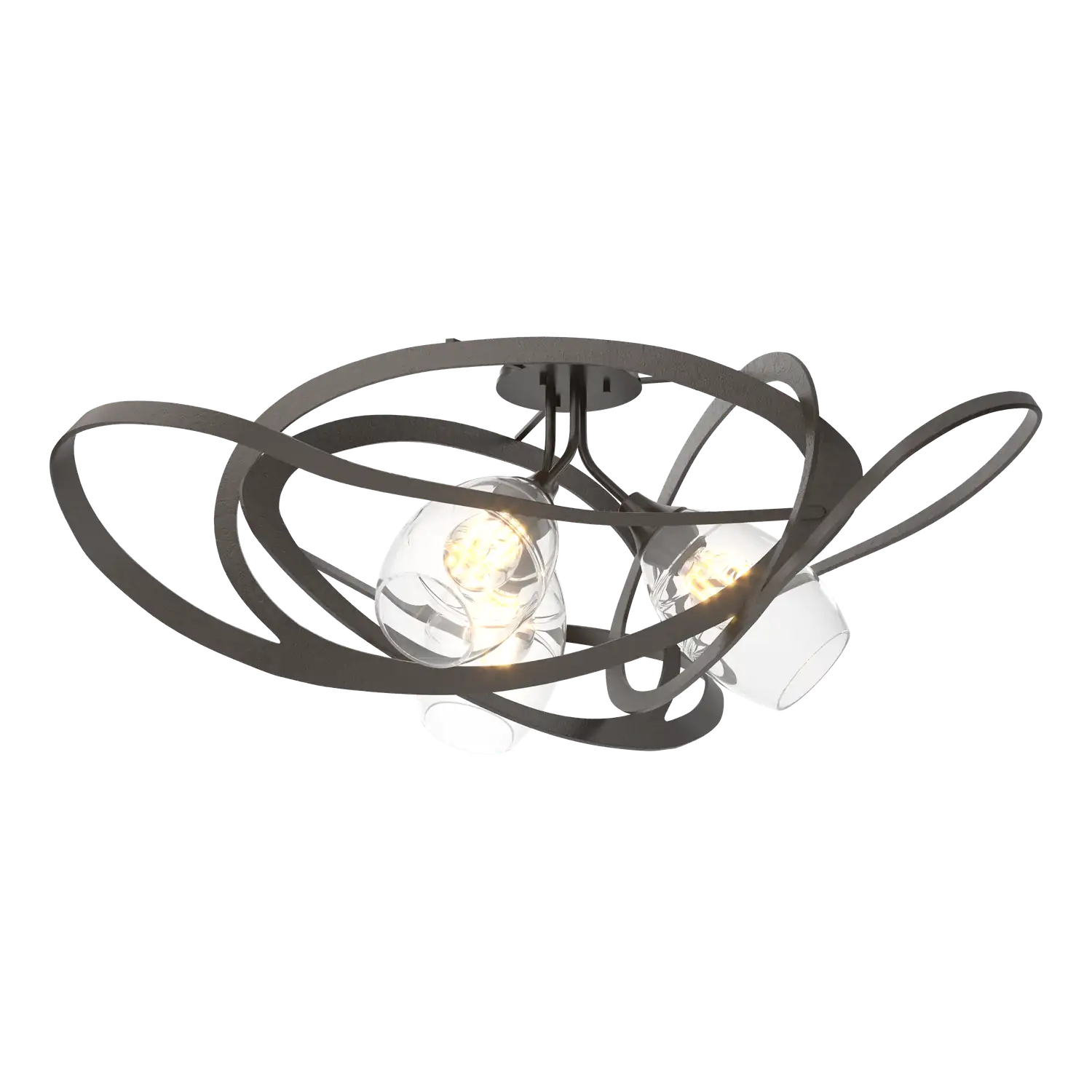 Hubbardton Forge, Nest Semi-Flush, SEMI FLUSH MOUNT LIGHT