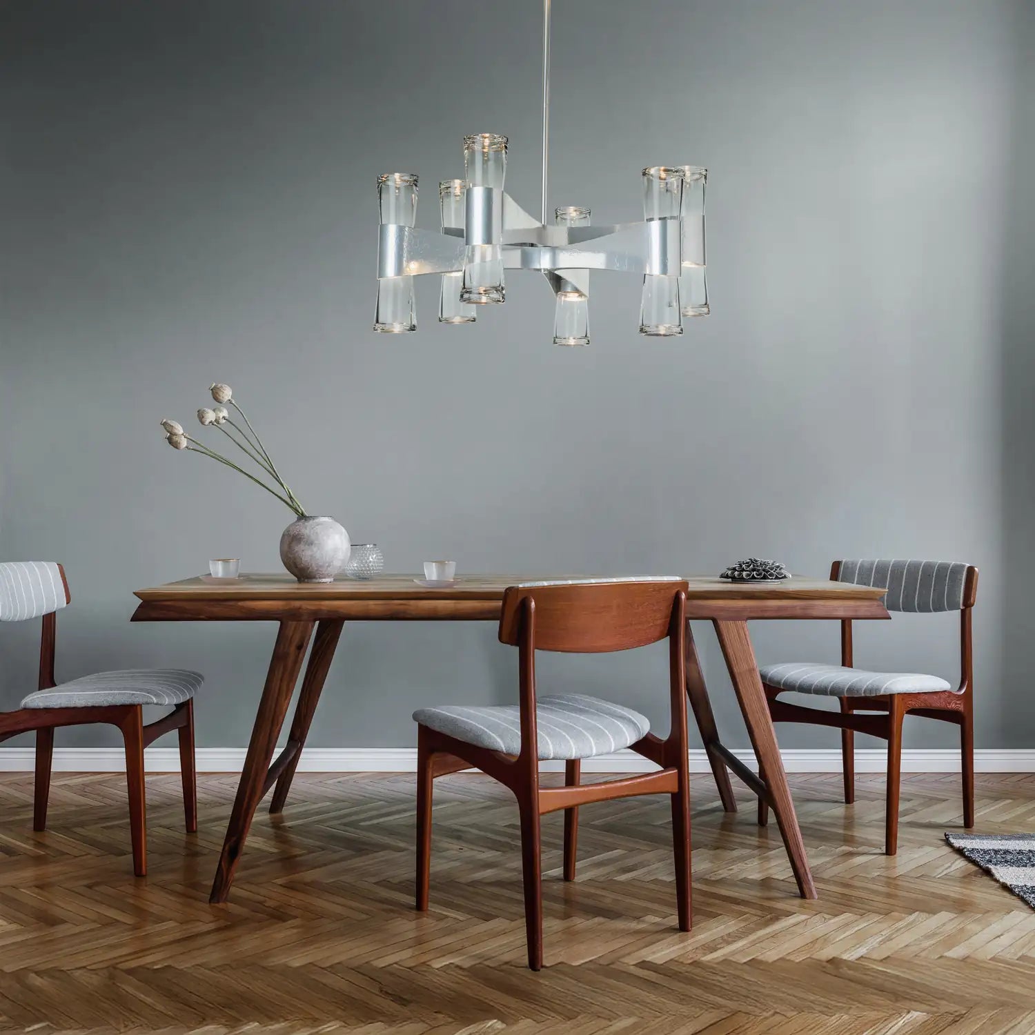 Hubbardton Forge, Bellis 6-Arm Chandelier, CHANDELIER LIGHT