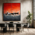 Hubbardton Forge, Bellis 6-Arm Oval Chandelier, CHANDELIER LIGHT