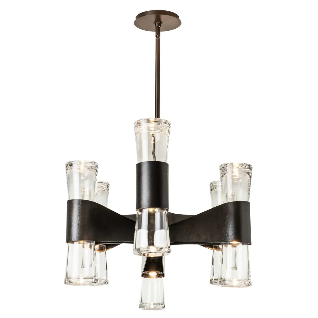 HUBBARDTON FORGE, BELLIS 6-ARM OVAL CHANDELIER, CHANDELIER LIGHT
