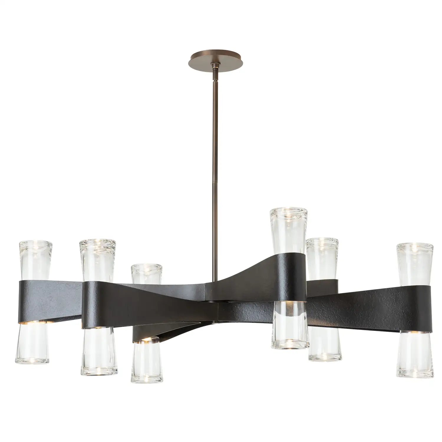 Hubbardton Forge, Bellis 6-Arm Oval Chandelier, CHANDELIER LIGHT