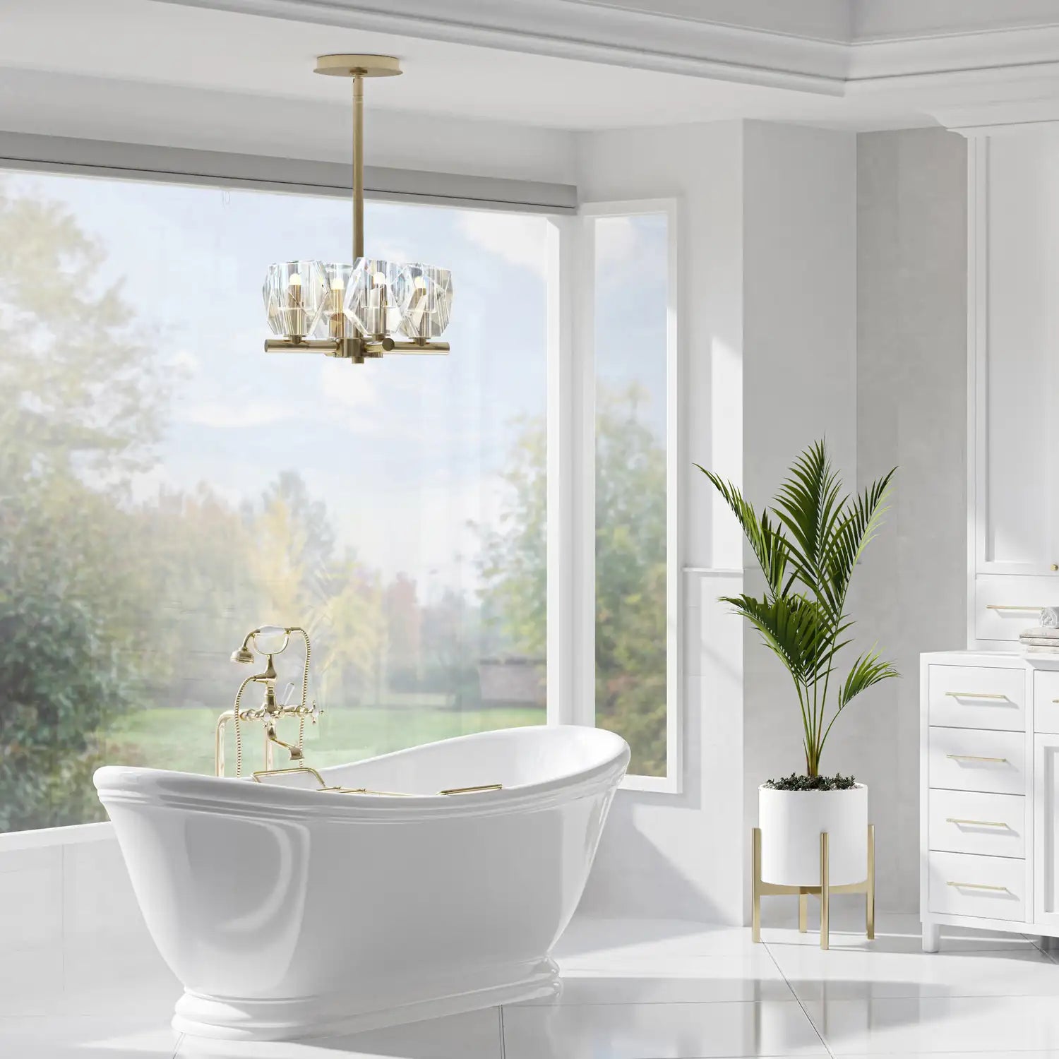 Hubbardton Forge, Gatsby Semi-Flush/Pendant, PENDANT LIGHT