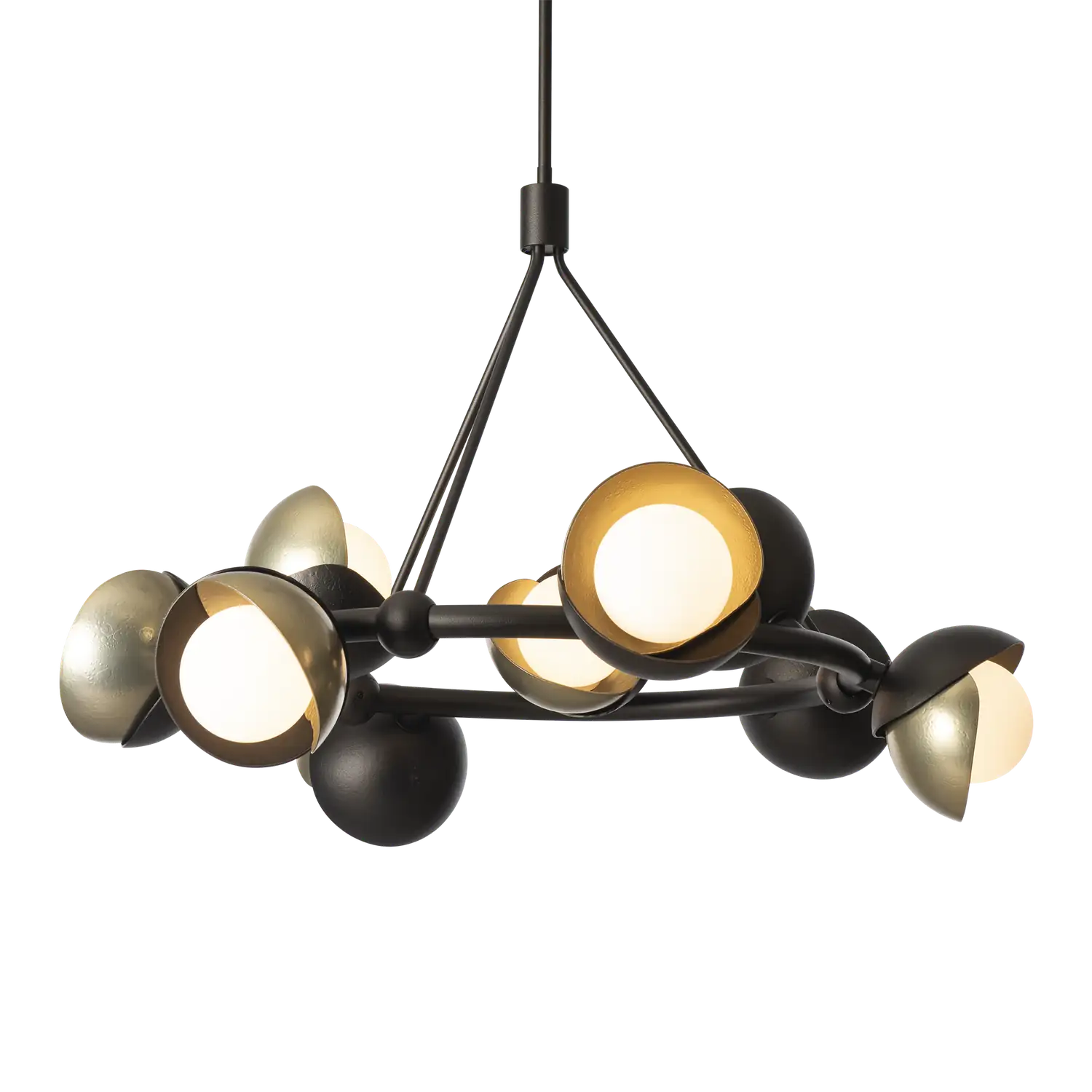 Hubbardton Forge, Brooklyn Double Shade Ring Pendant, PENDANT LIGHT