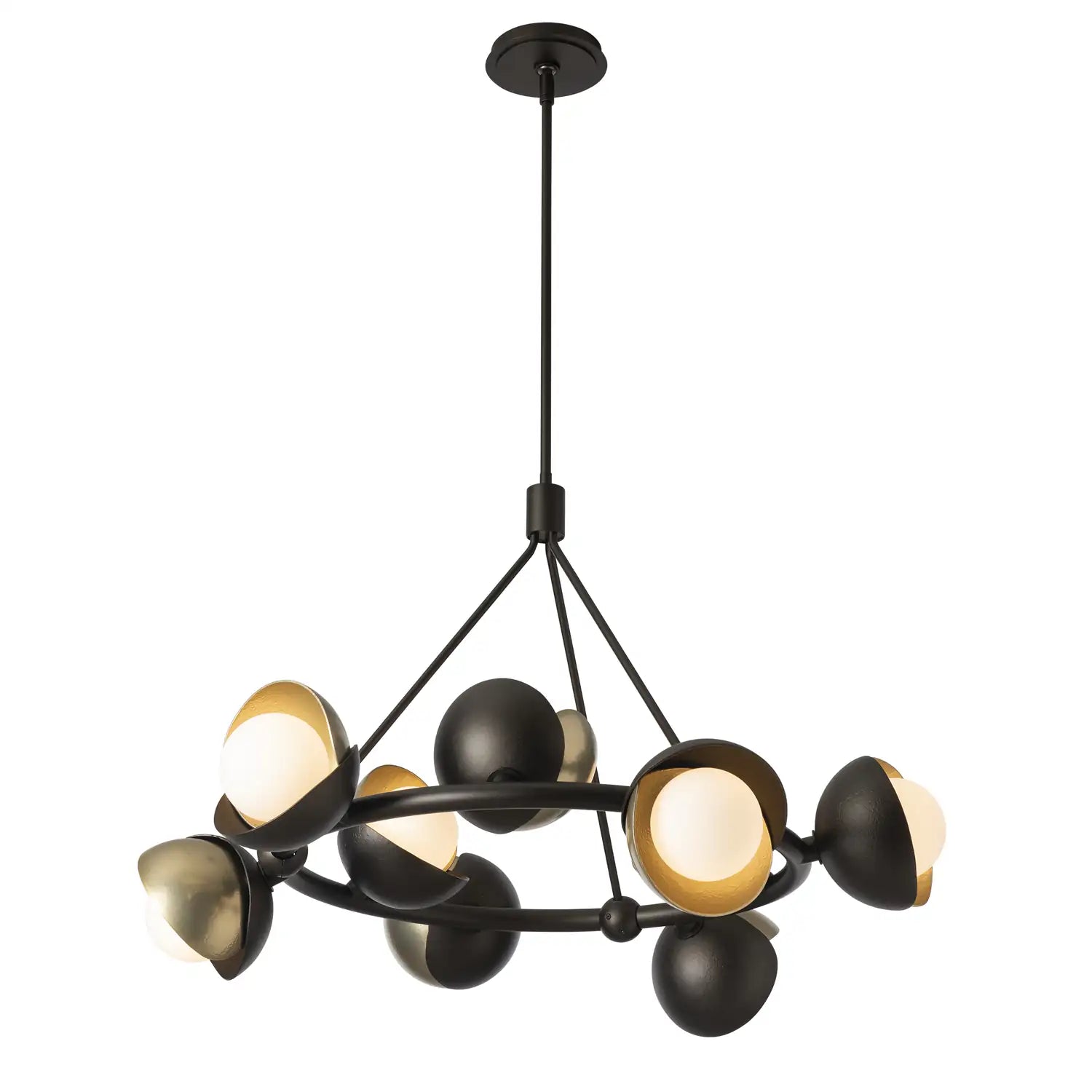 Hubbardton Forge, Brooklyn Double Shade Ring Pendant, PENDANT LIGHT