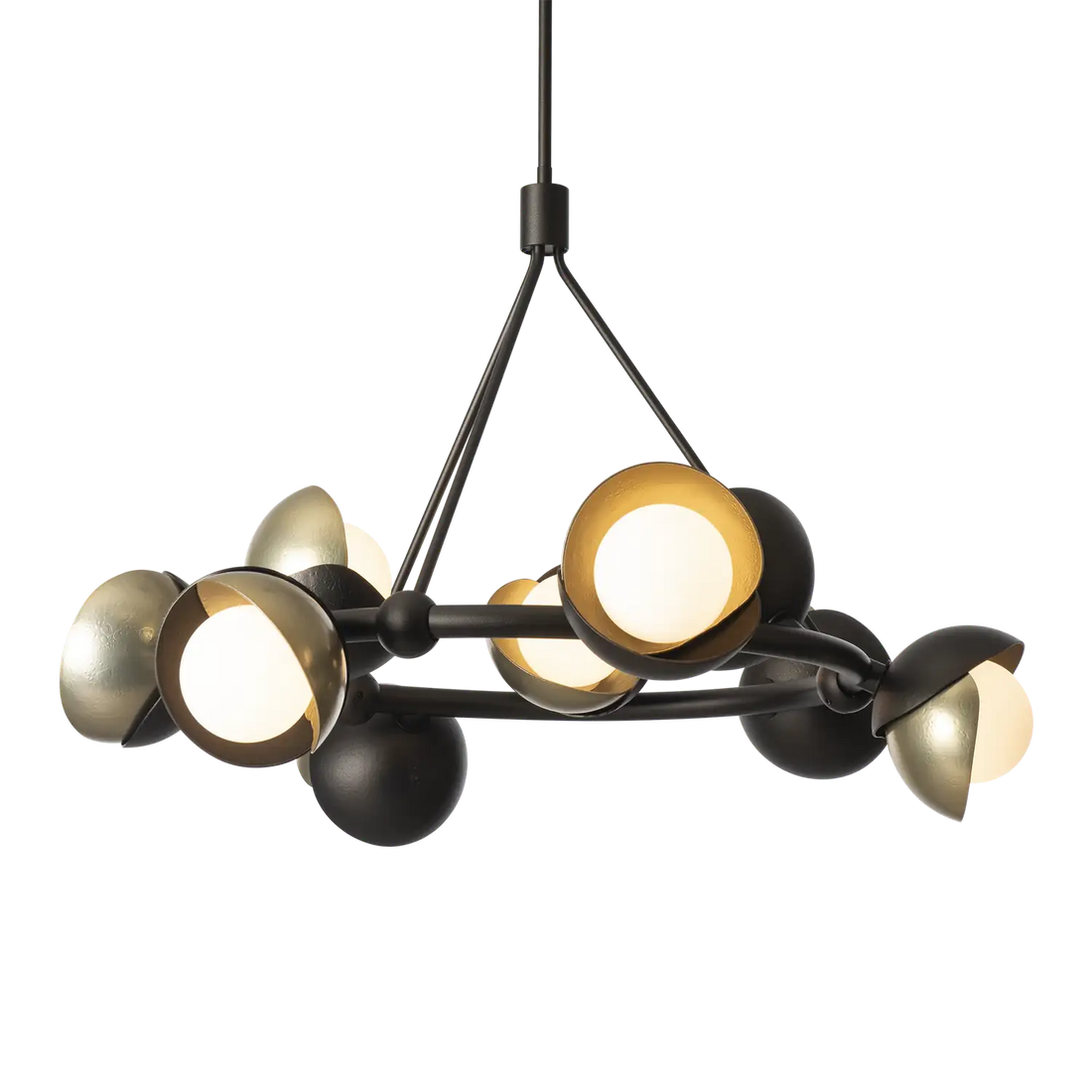 HUBBARDTON FORGE, BROOKLYN DOUBLE SHADE RING PENDANT, PENDANT LIGHT