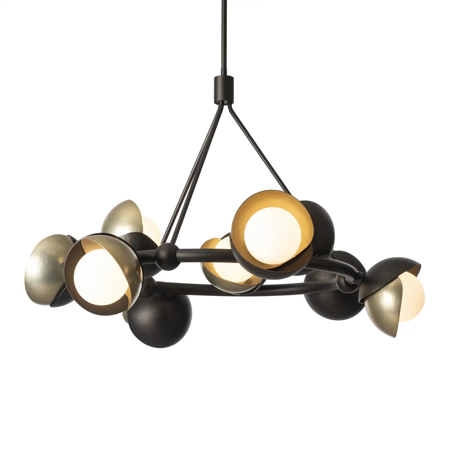 Hubbardton Forge, Brooklyn Double Shade Ring Pendant, PENDANT LIGHT