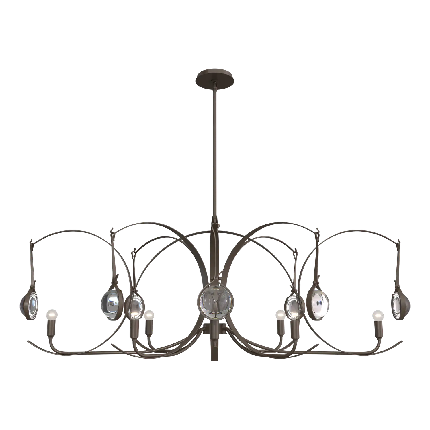 Hubbardton Forge, Optic Oval Pendant, PENDANT LIGHT