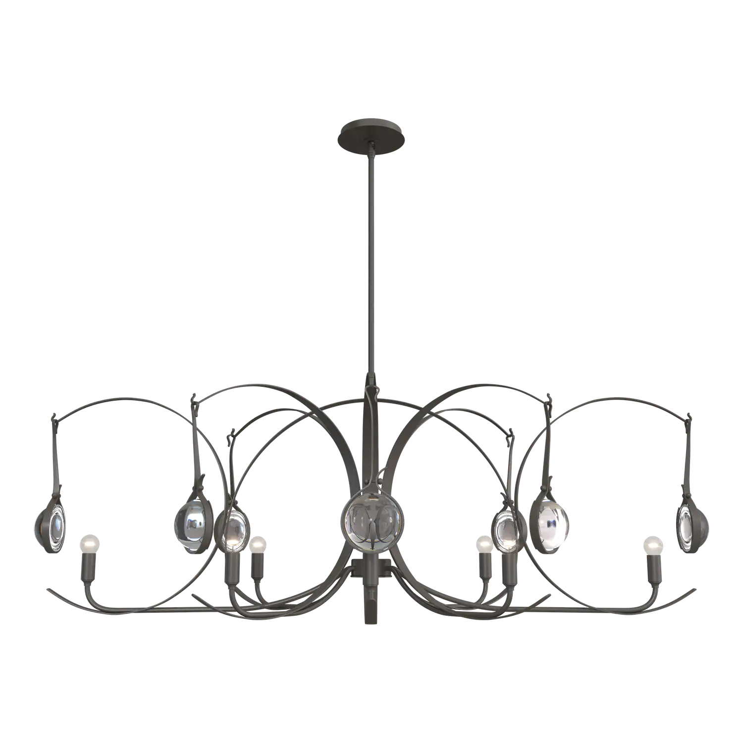 Hubbardton Forge, Optic Oval Pendant, PENDANT LIGHT