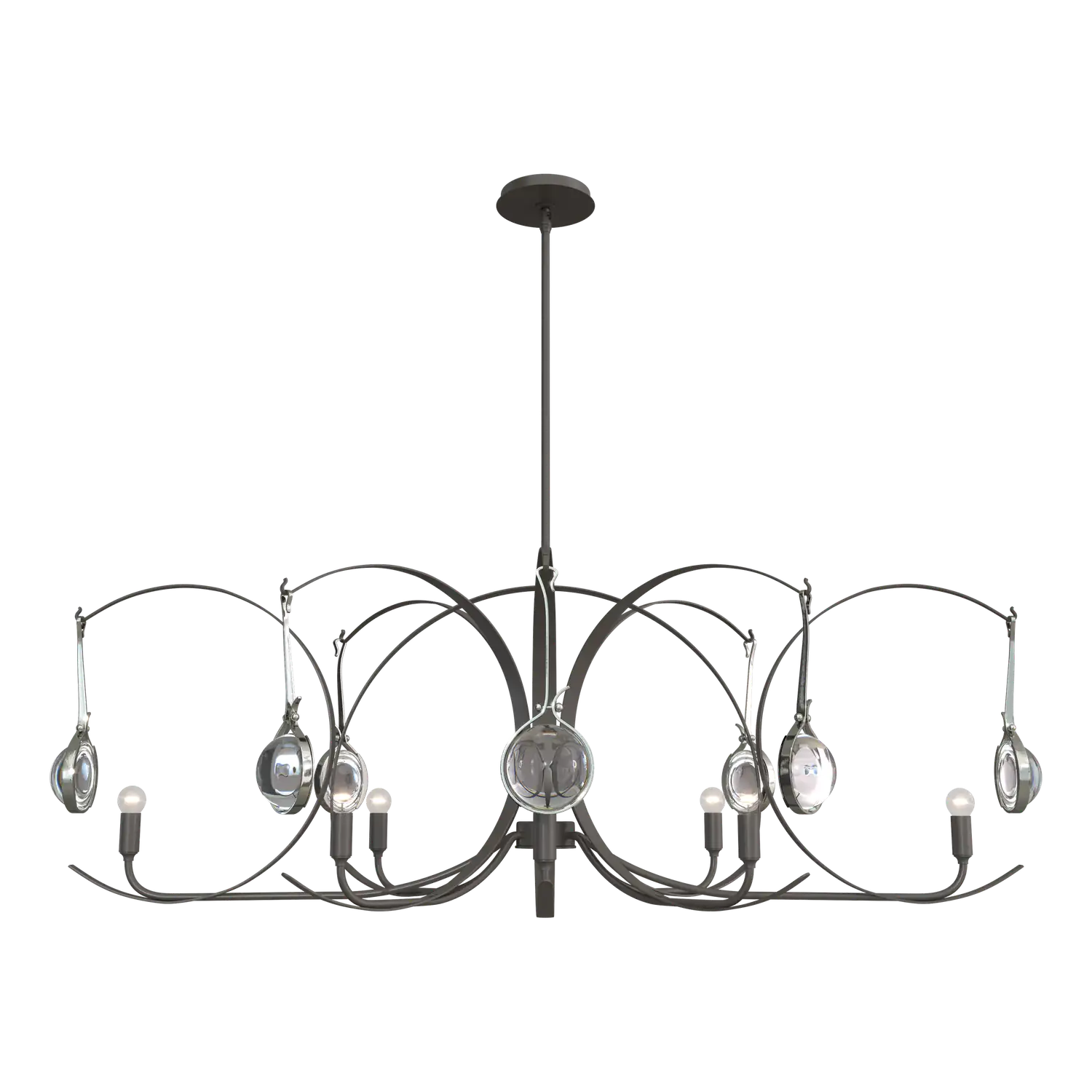 Hubbardton Forge, Optic Oval Pendant, PENDANT LIGHT