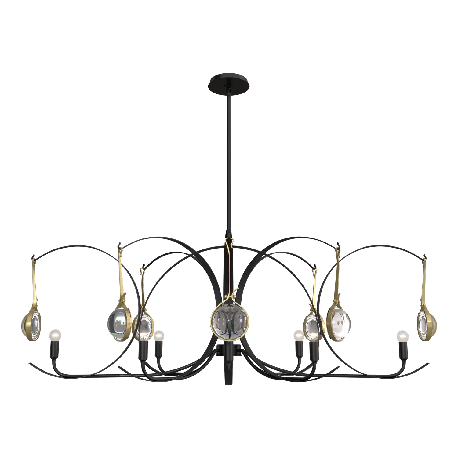 Hubbardton Forge, Optic Oval Pendant, PENDANT LIGHT