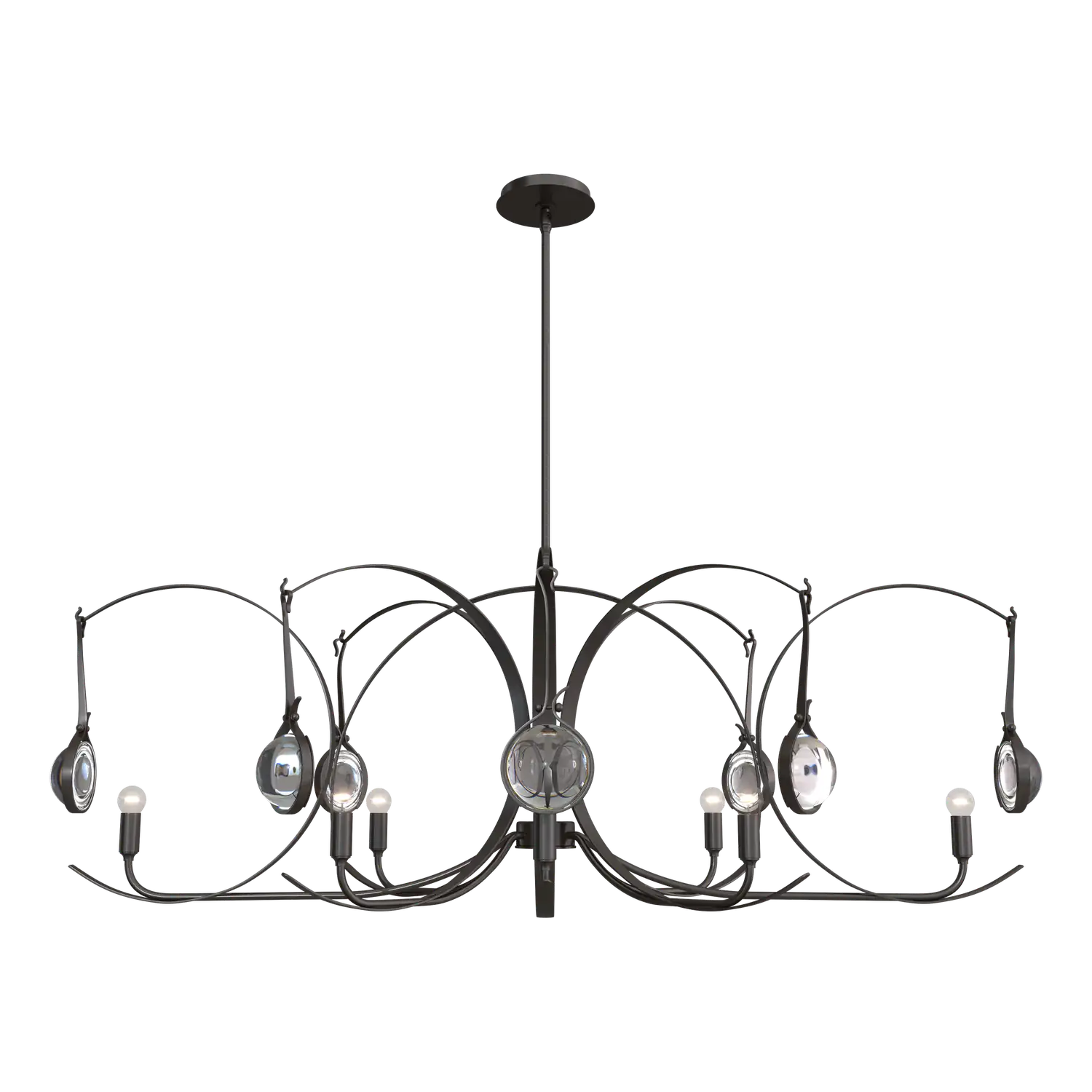 Hubbardton Forge, Optic Oval Pendant, PENDANT LIGHT