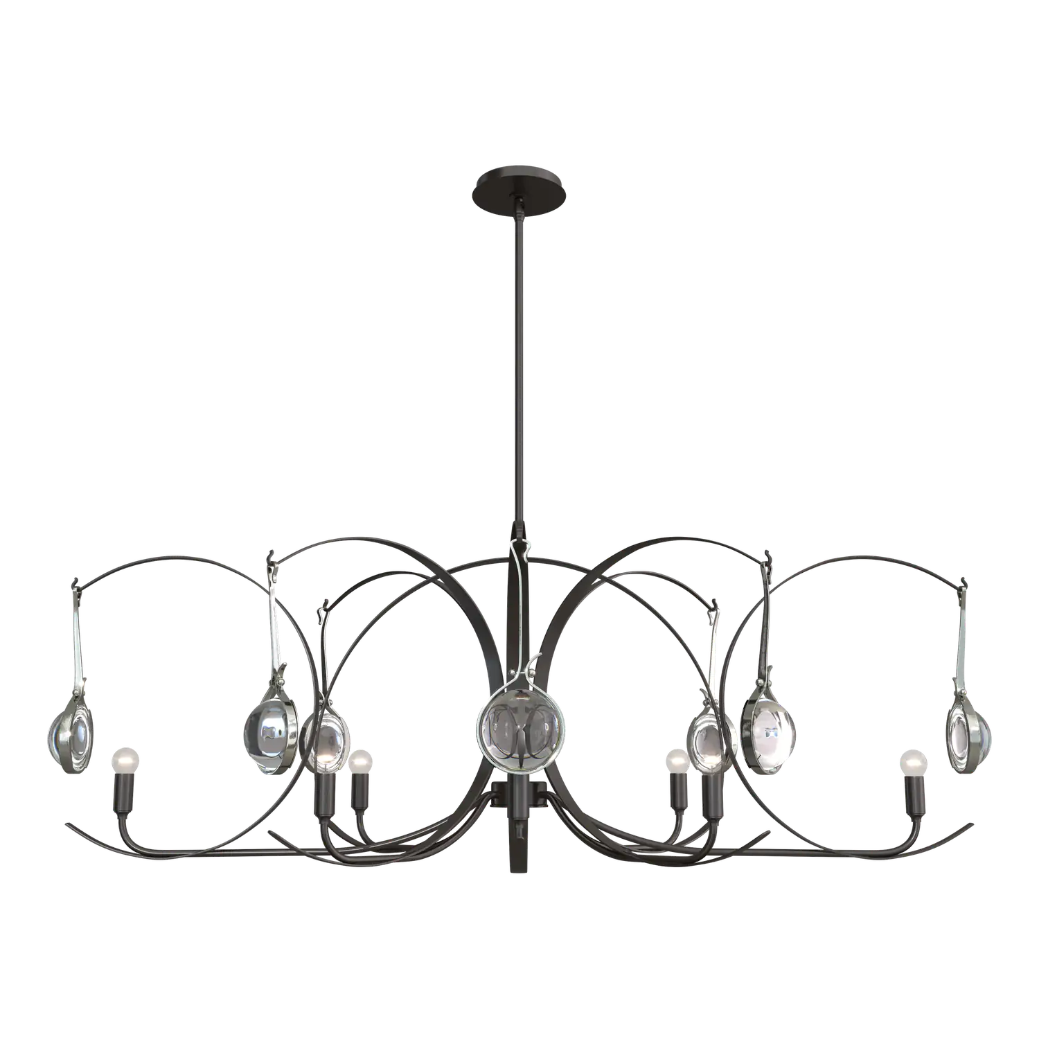 Hubbardton Forge, Optic Oval Pendant, PENDANT LIGHT