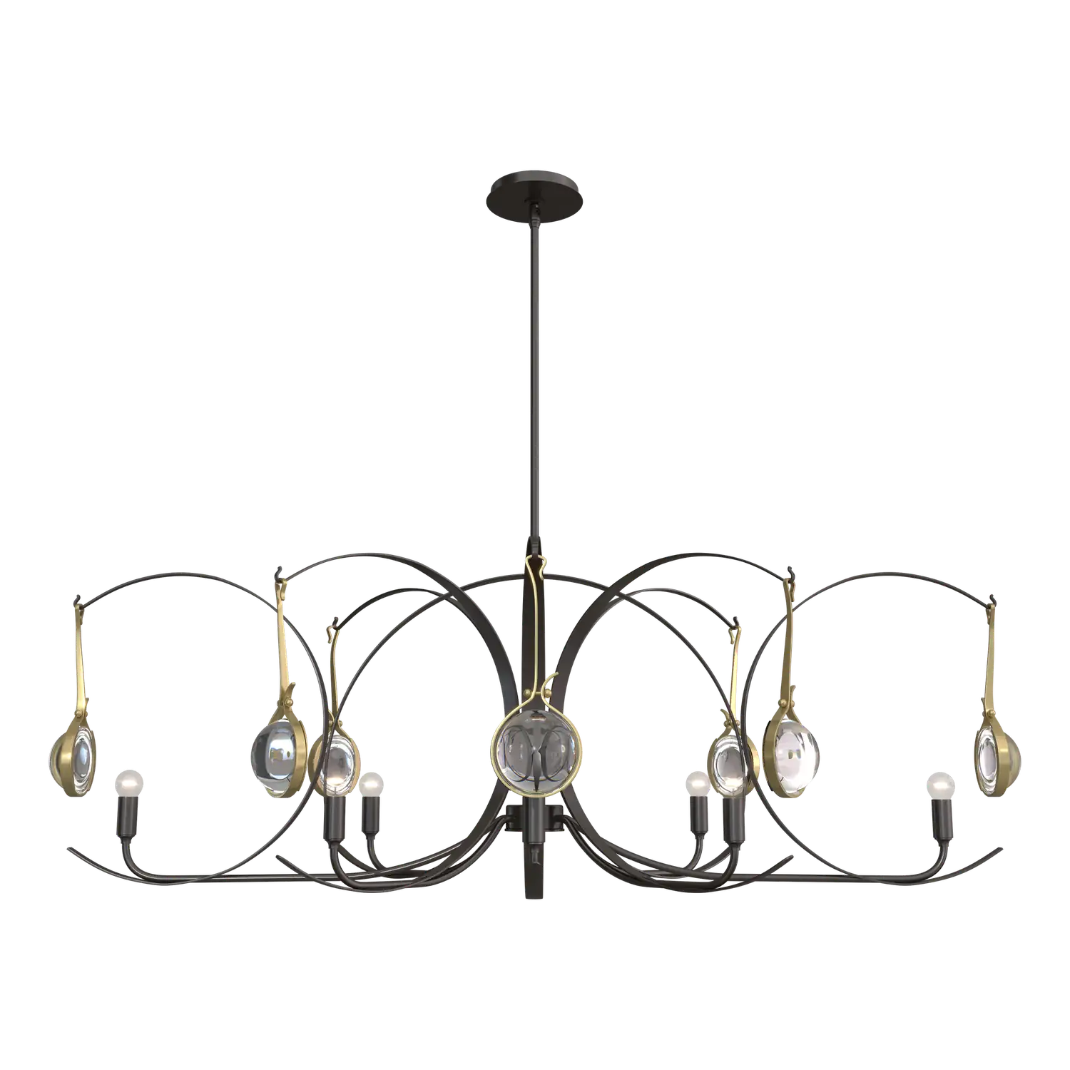 Hubbardton Forge, Optic Oval Pendant, PENDANT LIGHT