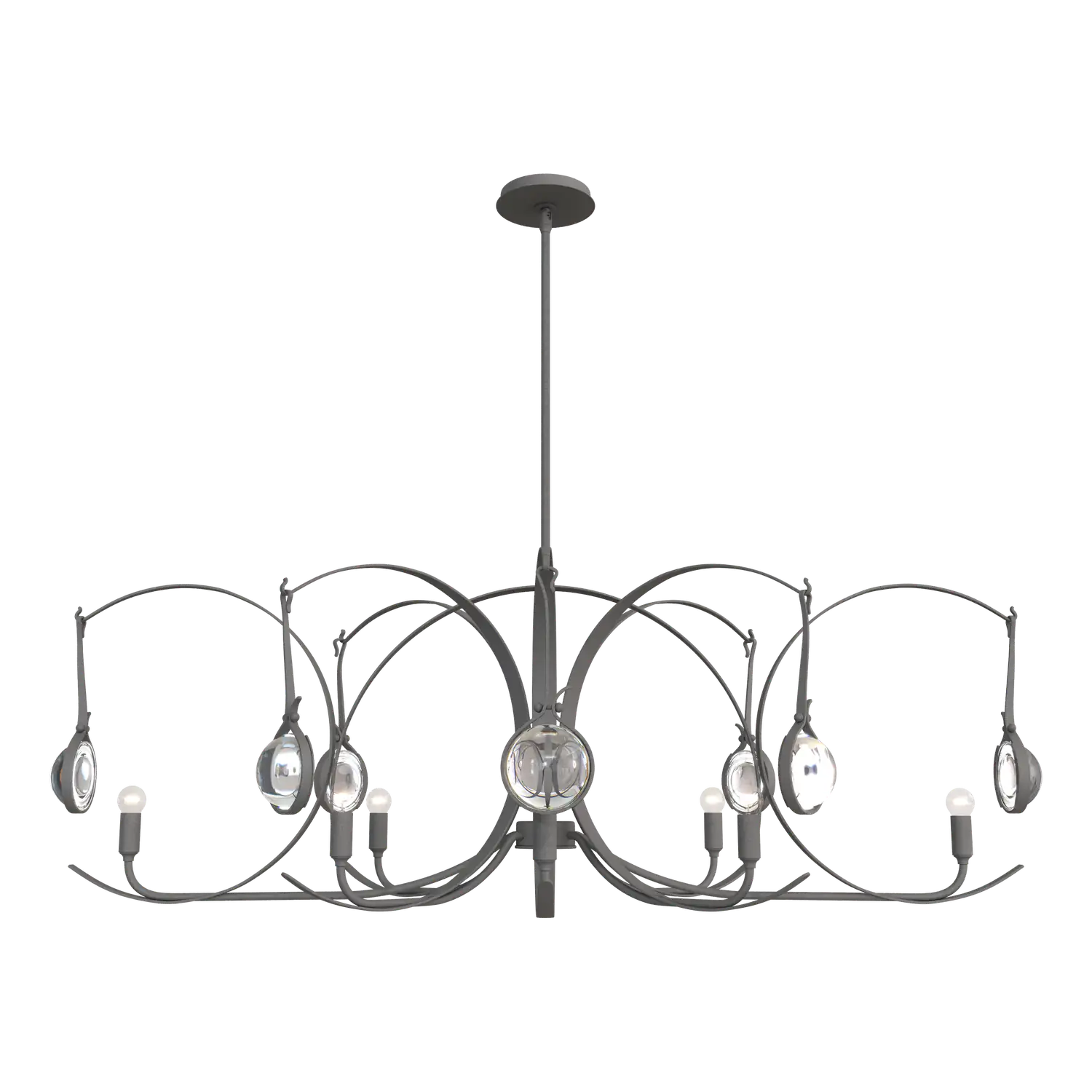Hubbardton Forge, Optic Oval Pendant, PENDANT LIGHT
