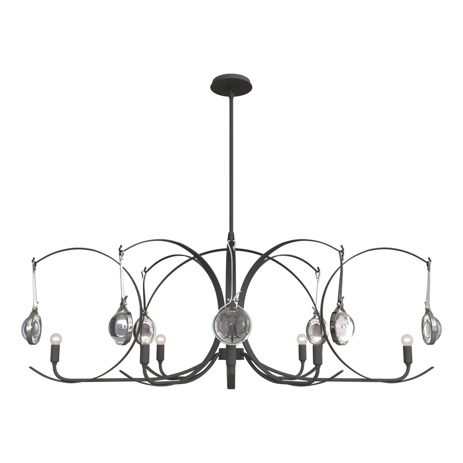 Hubbardton Forge, Optic Oval Pendant, PENDANT LIGHT