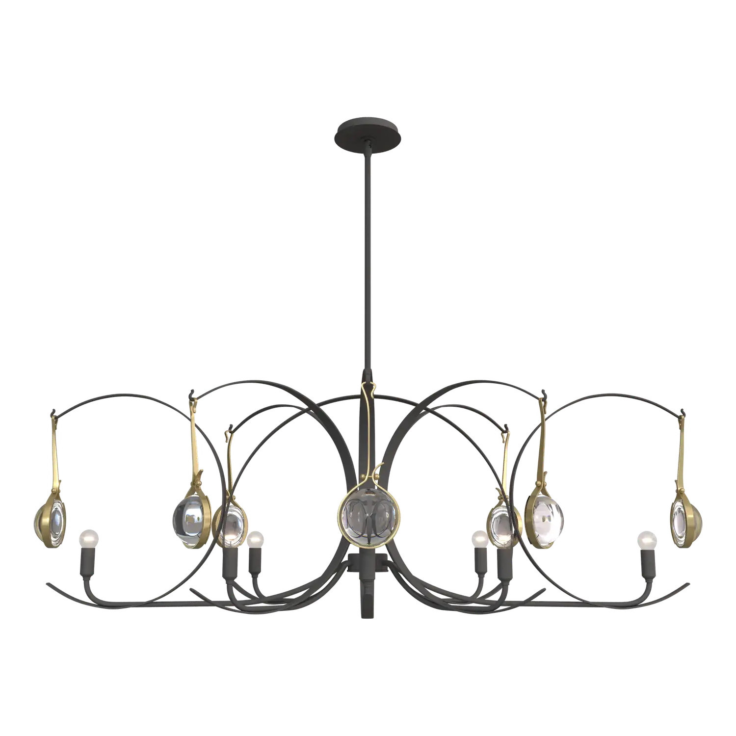Hubbardton Forge, Optic Oval Pendant, PENDANT LIGHT