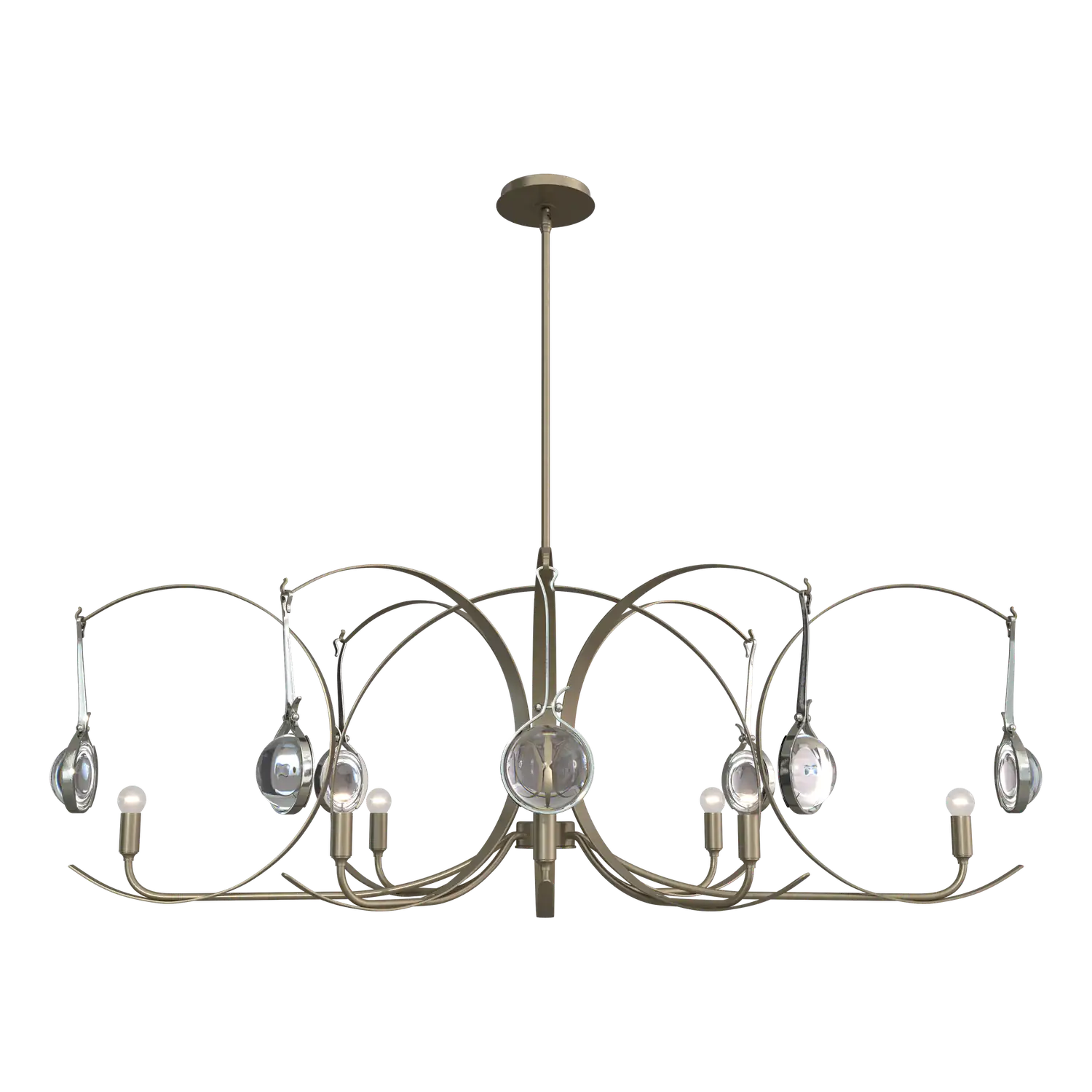 Hubbardton Forge, Optic Oval Pendant, PENDANT LIGHT