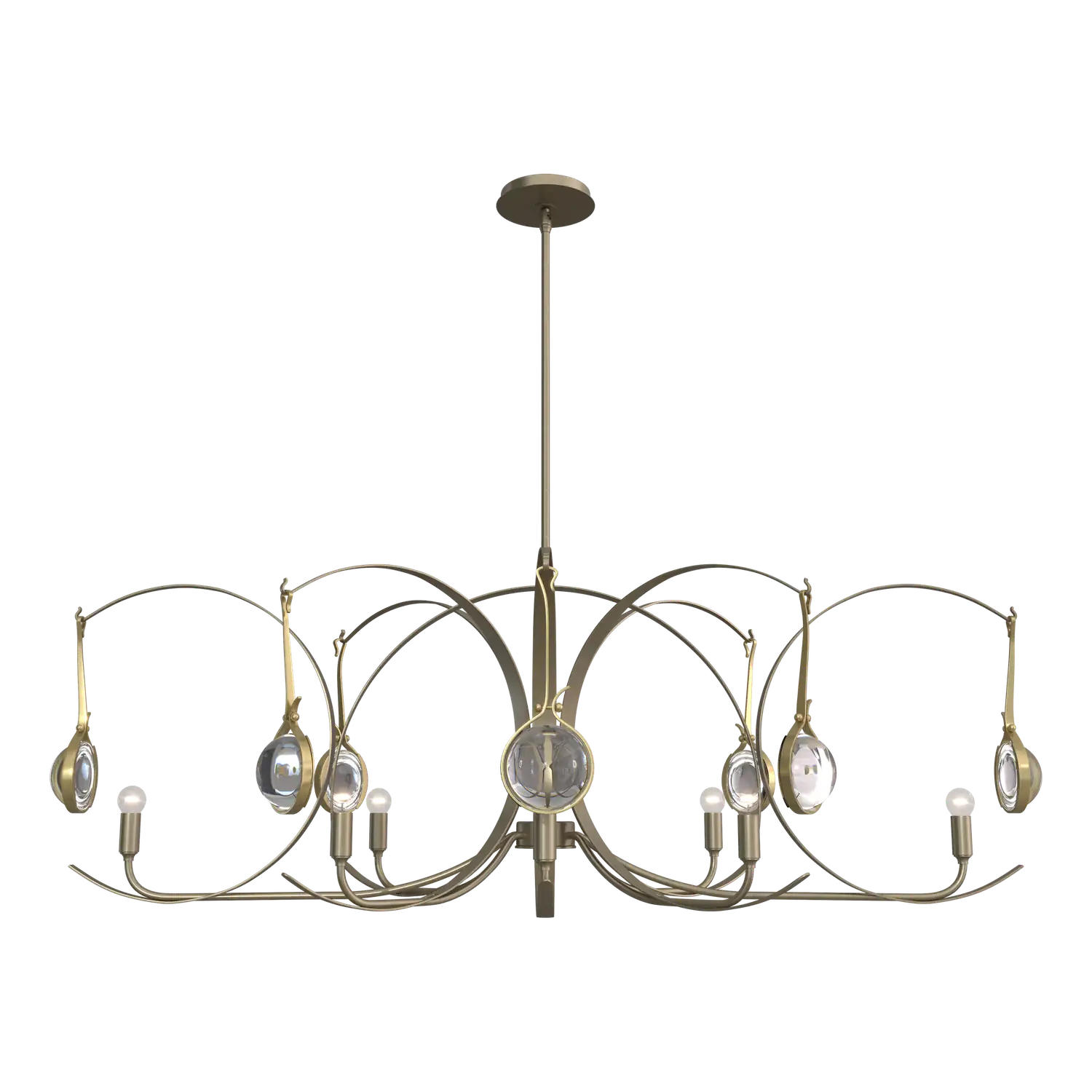 Hubbardton Forge, Optic Oval Pendant, PENDANT LIGHT