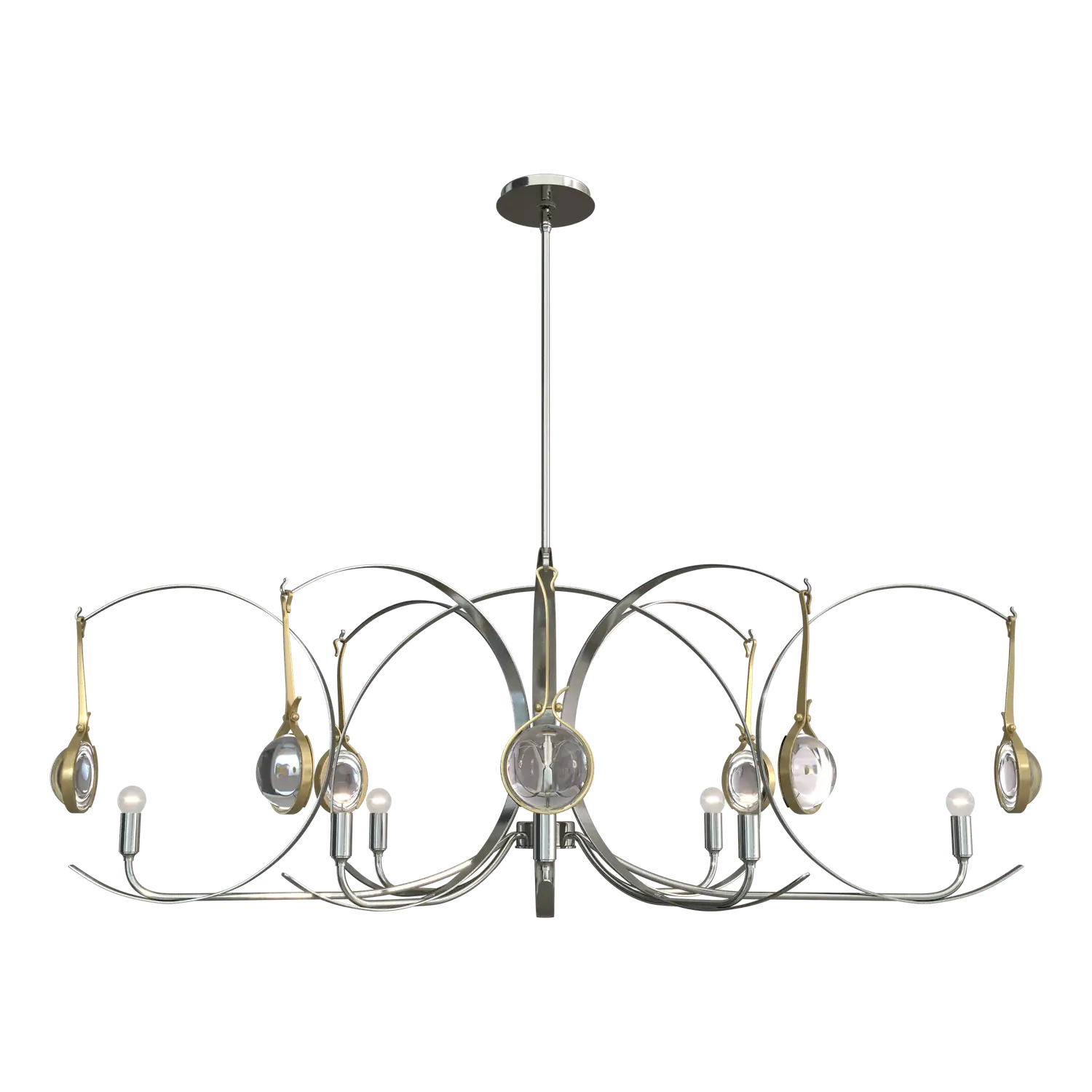Hubbardton Forge, Optic Oval Pendant, PENDANT LIGHT