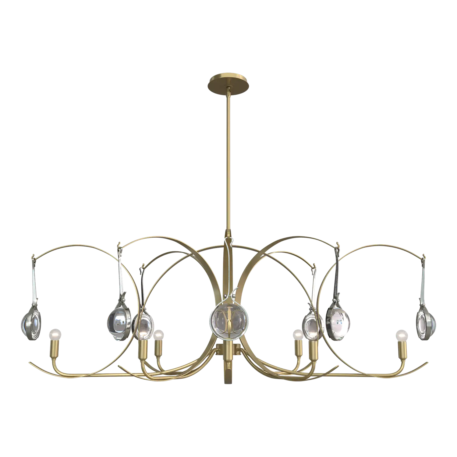 Hubbardton Forge, Optic Oval Pendant, PENDANT LIGHT