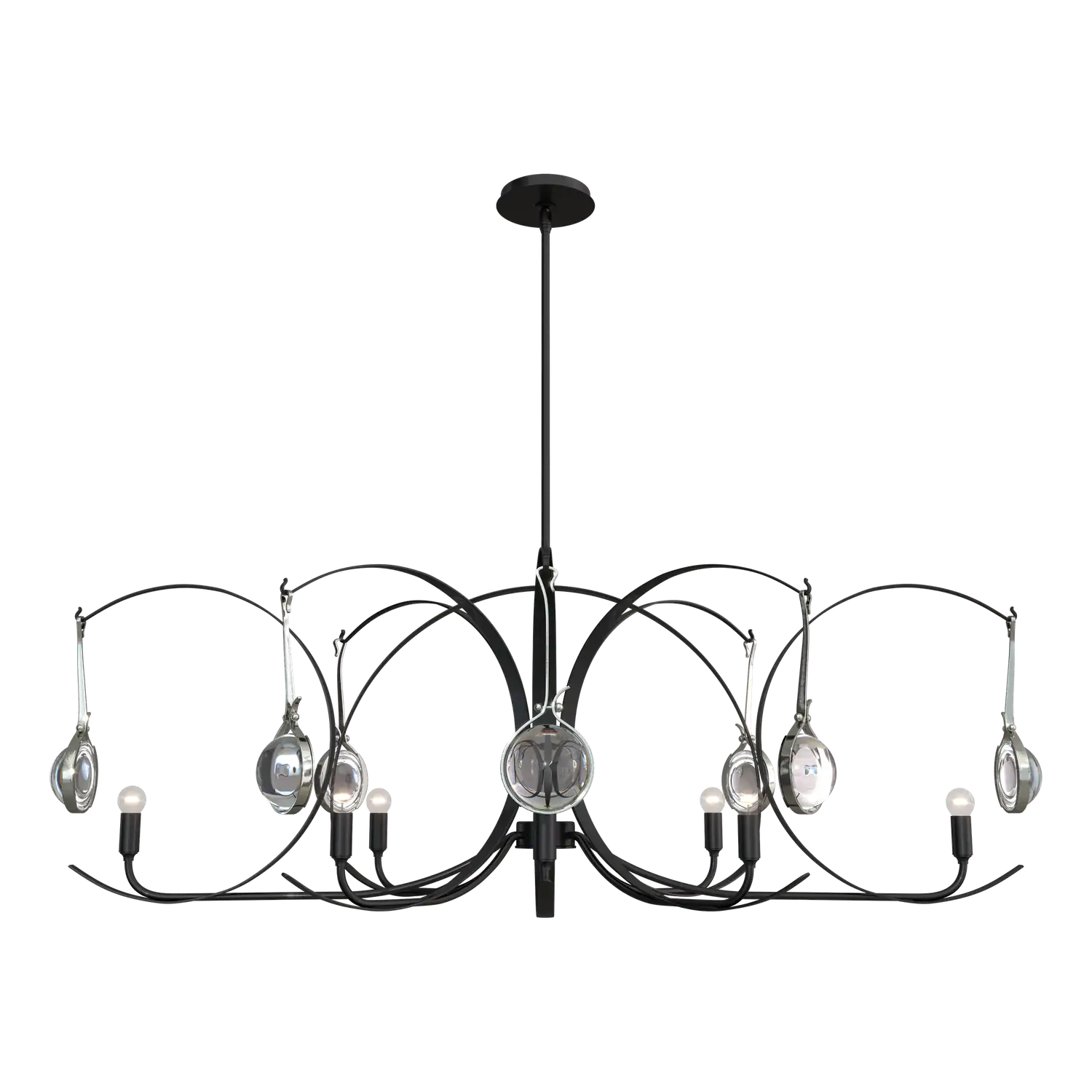 Hubbardton Forge, Optic Oval Pendant, PENDANT LIGHT