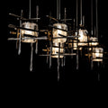 Hubbardton Forge, Tura Seeded Glass Pendant, PENDANT LIGHT