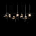 Hubbardton Forge, Tura Seeded Glass Pendant, PENDANT LIGHT