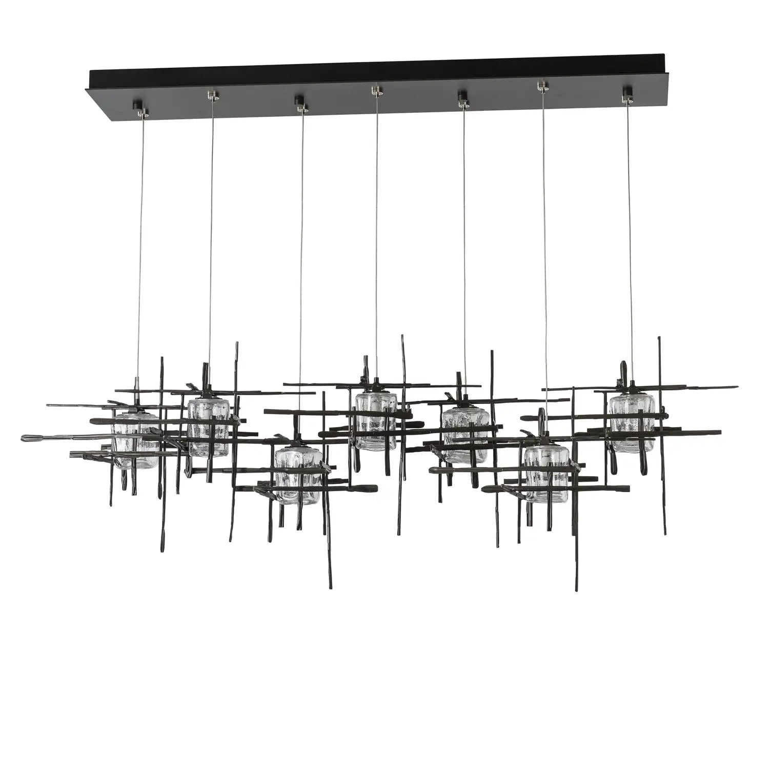 Hubbardton Forge, Tura Seeded Glass Pendant, PENDANT LIGHT