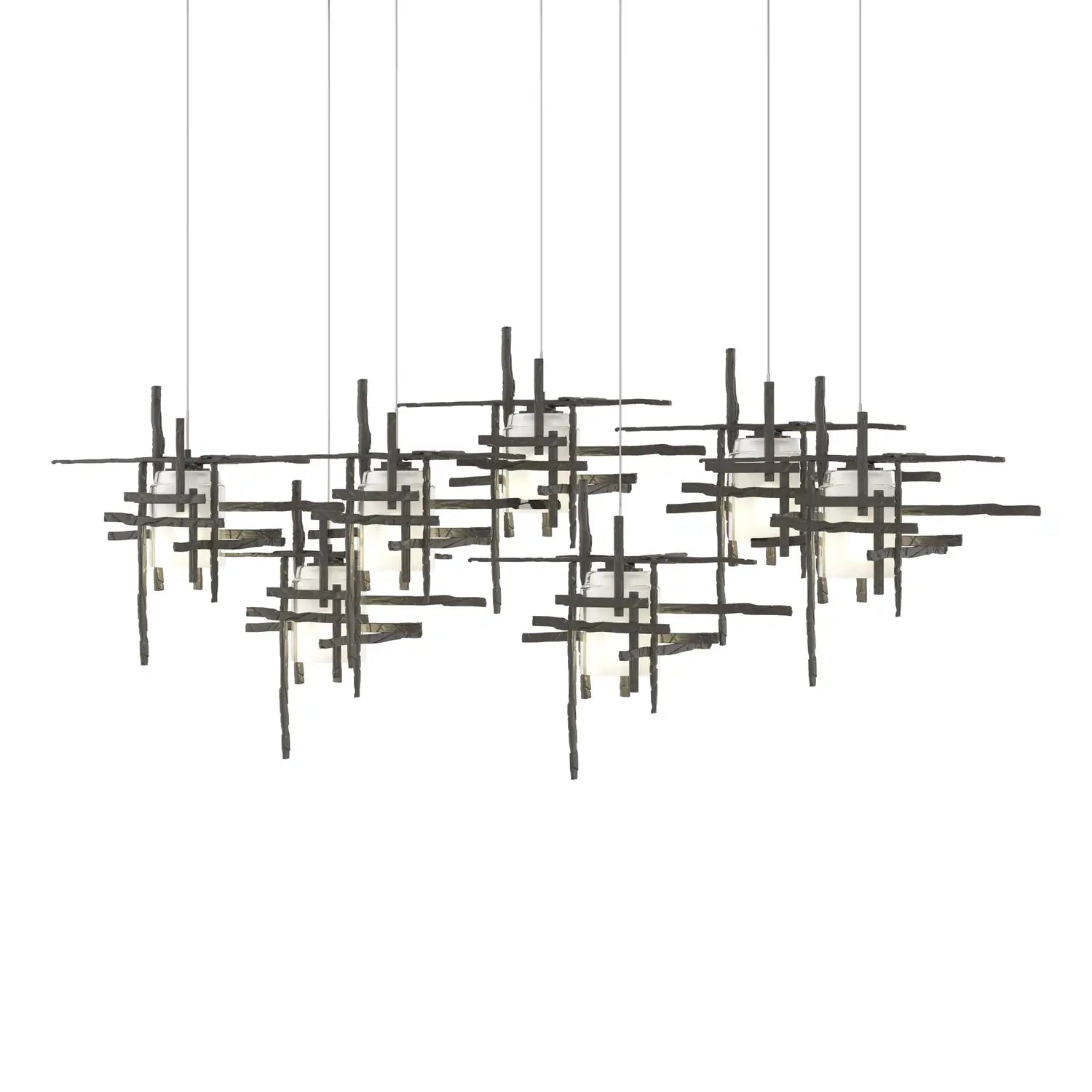 HUBBARDTON FORGE, TURA FROSTED GLASS PENDANT, PENDANT LIGHT