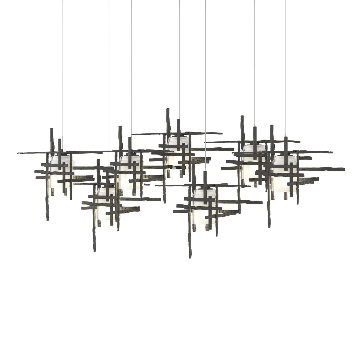 HUBBARDTON FORGE, TURA FROSTED GLASS PENDANT, PENDANT LIGHT