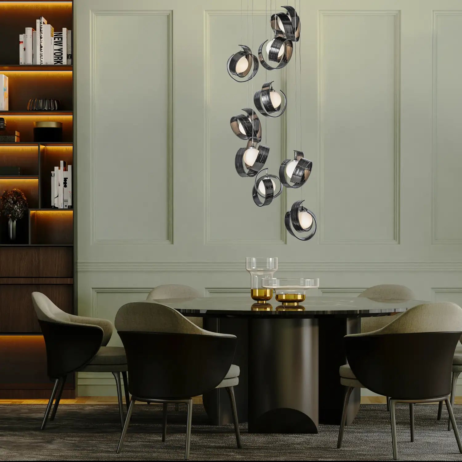 Hubbardton Forge, Riza Pendant, PENDANT LIGHT