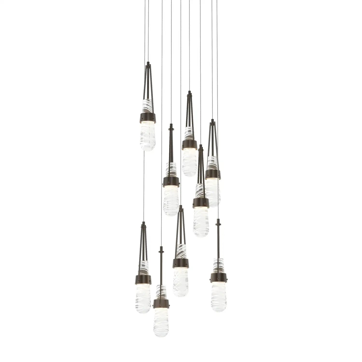 Hubbardton Forge, Link Blown Glass Pendant, PENDANT LIGHT
