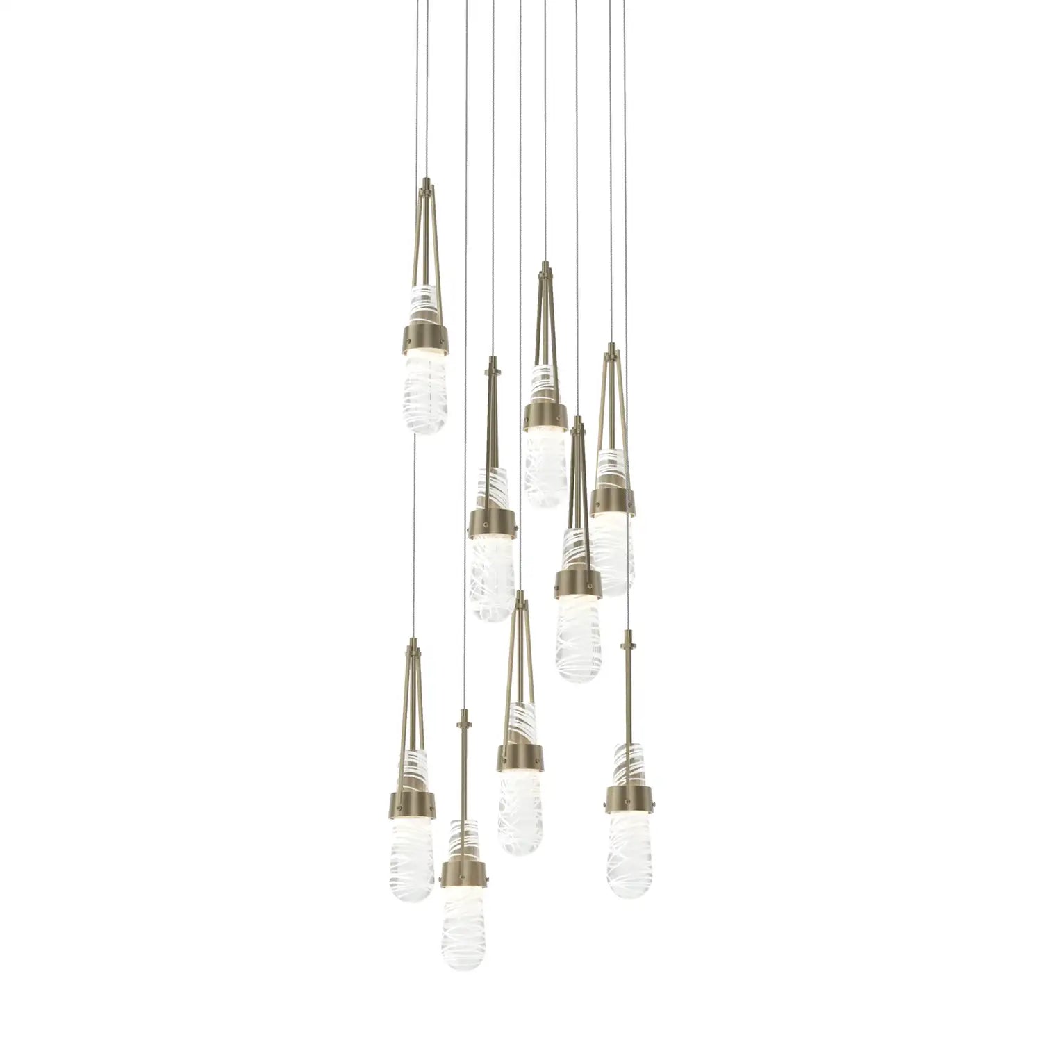 Hubbardton Forge, Link Blown Glass Pendant, PENDANT LIGHT
