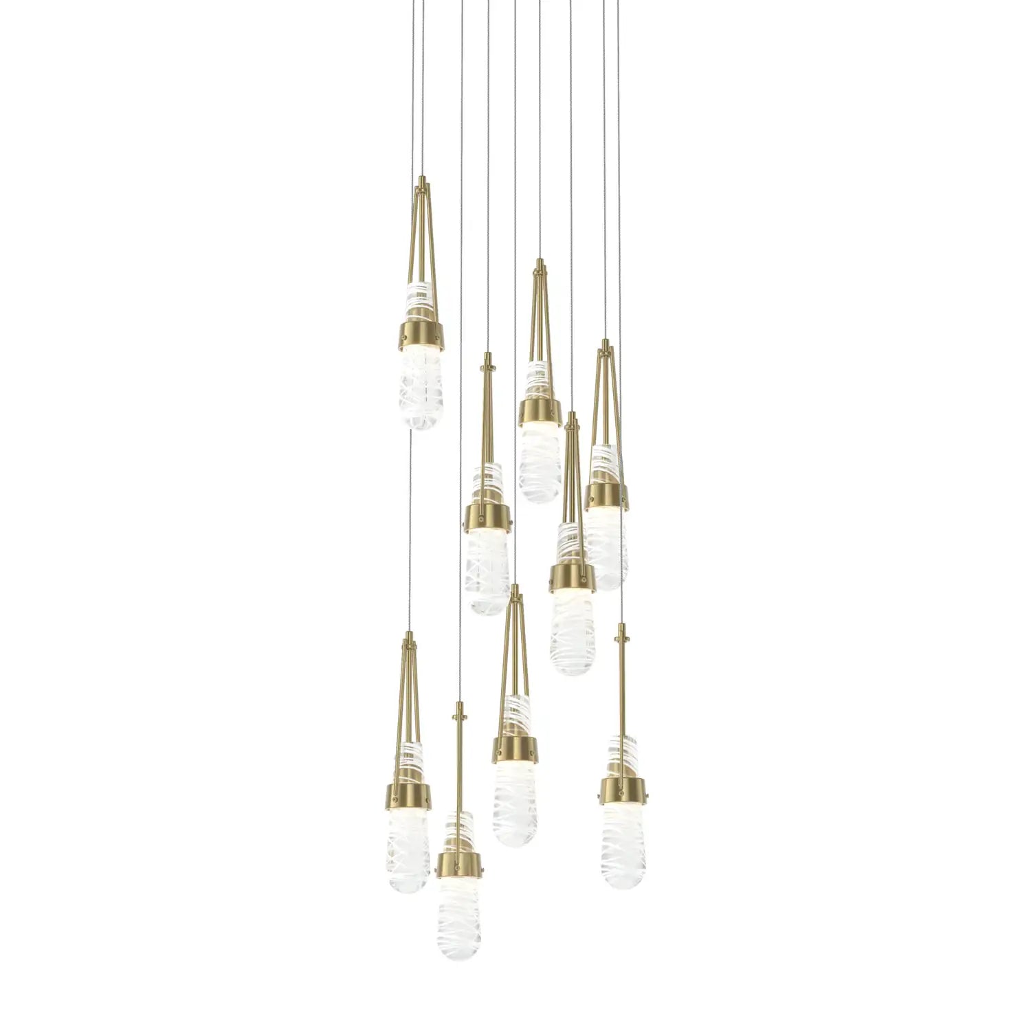 Hubbardton Forge, Link Blown Glass Pendant, PENDANT LIGHT