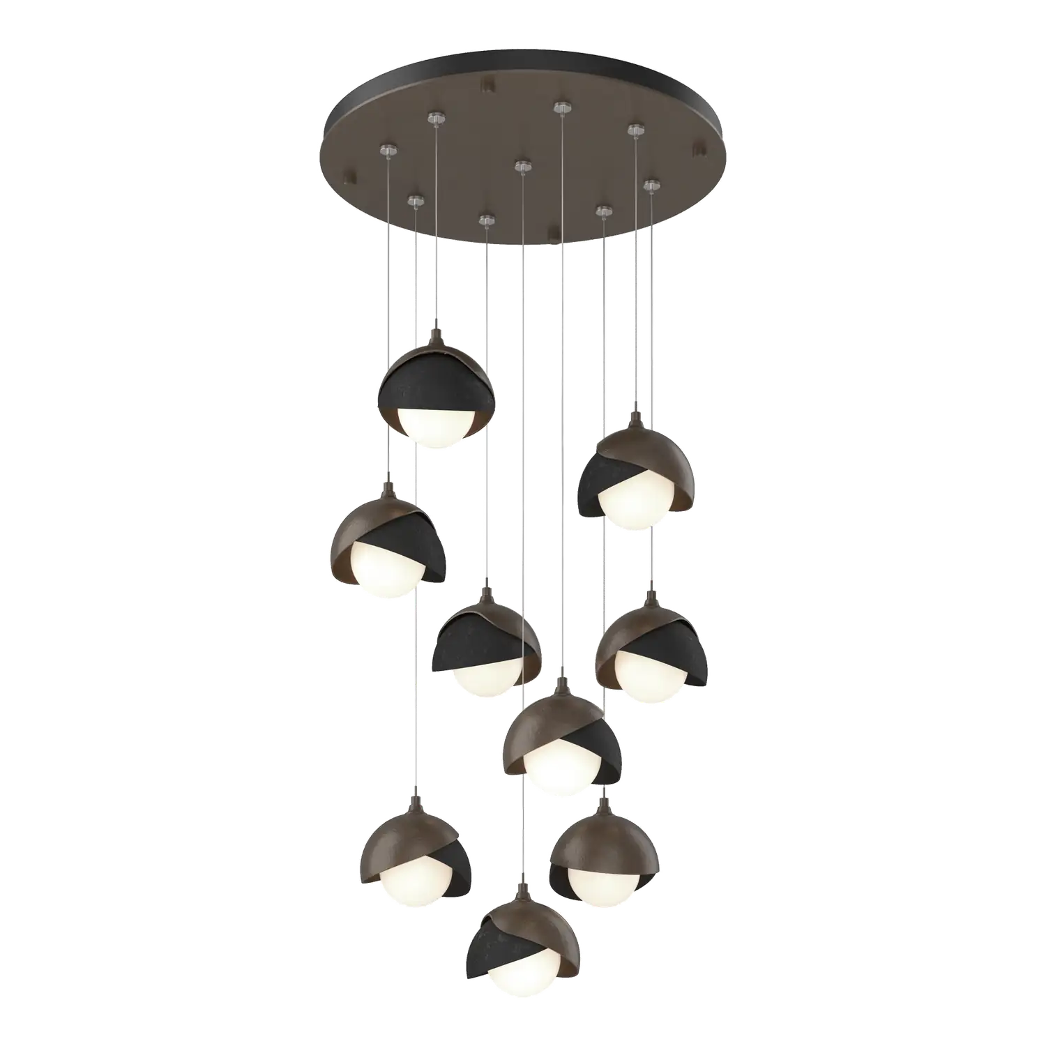 Hubbardton Forge, Brooklyn Double Shade Pendant, PENDANT LIGHT