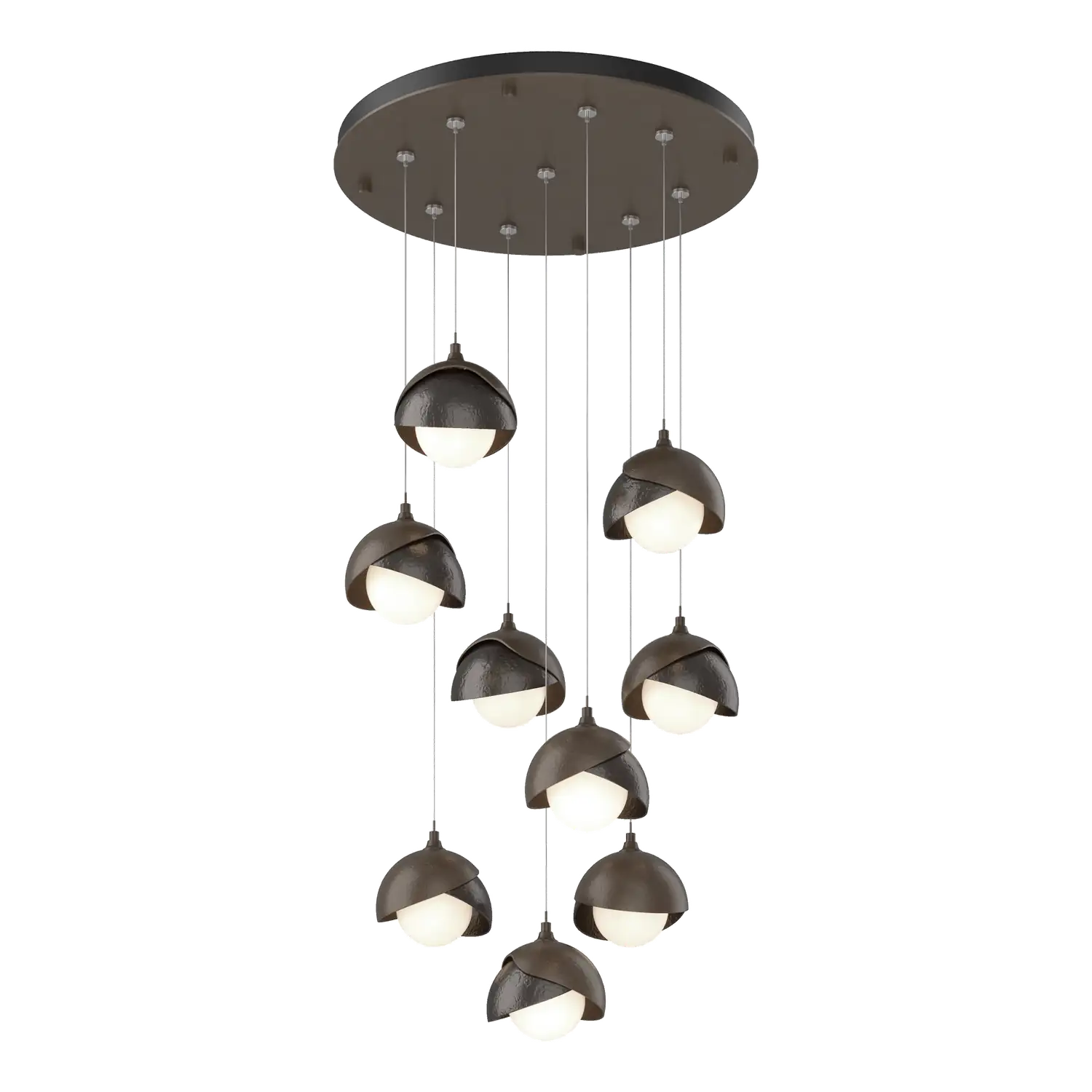 Hubbardton Forge, Brooklyn Double Shade Pendant, PENDANT LIGHT