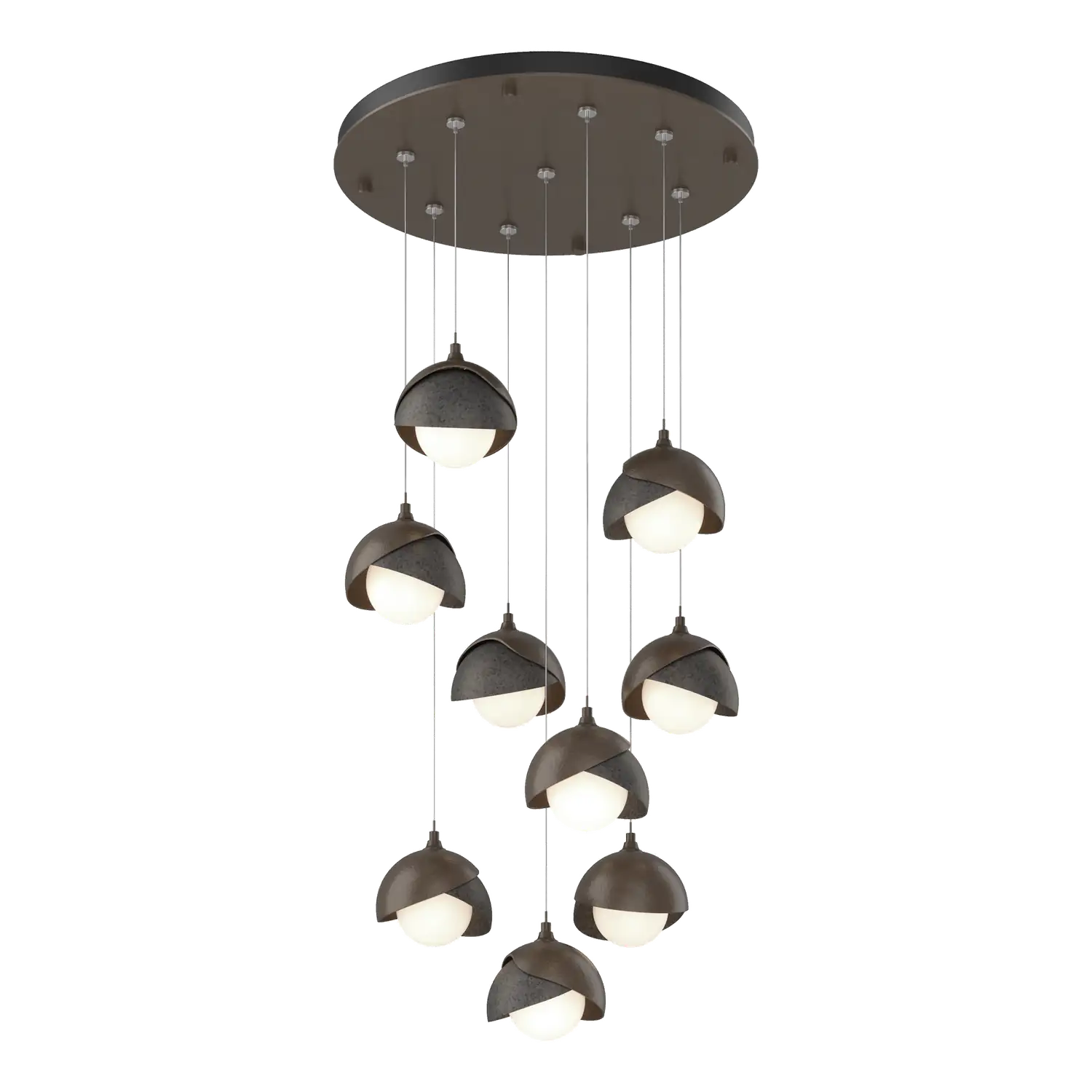 Hubbardton Forge, Brooklyn Double Shade Pendant, PENDANT LIGHT