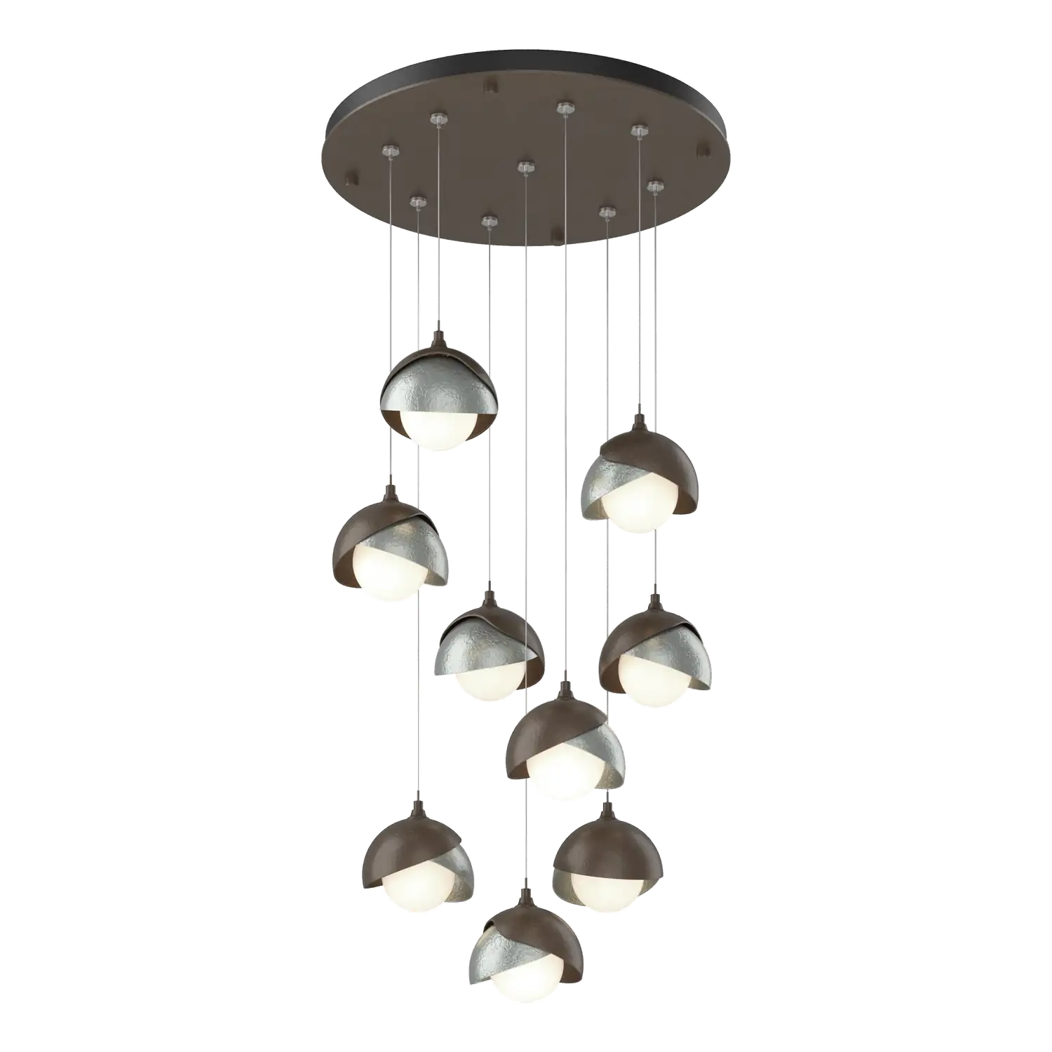 Hubbardton Forge, Brooklyn Double Shade Pendant, PENDANT LIGHT