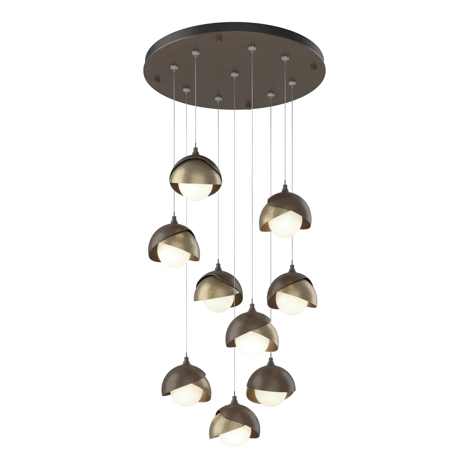Hubbardton Forge, Brooklyn Double Shade Pendant, PENDANT LIGHT