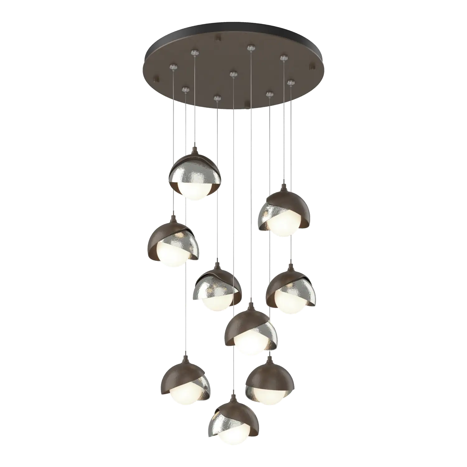 Hubbardton Forge, Brooklyn Double Shade Pendant, PENDANT LIGHT