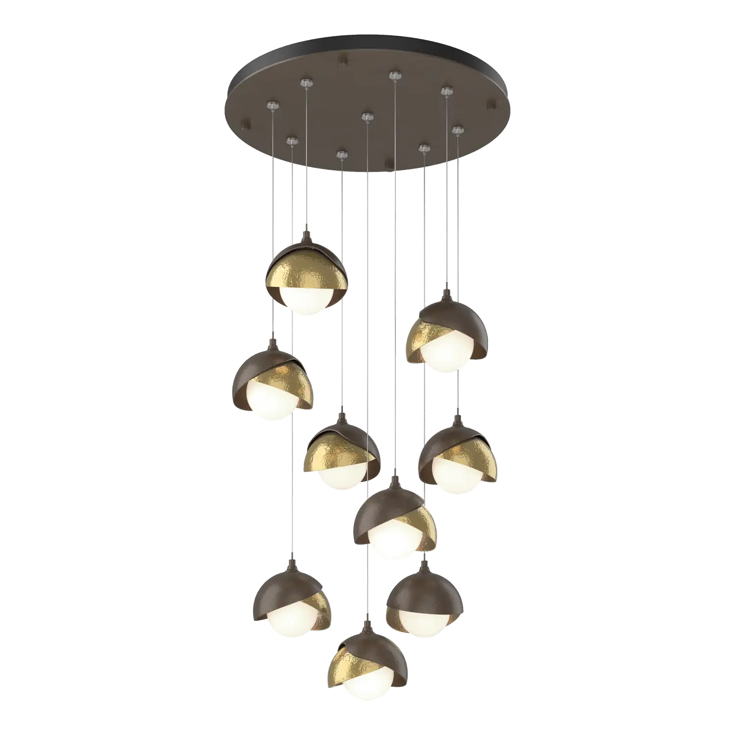 Hubbardton Forge, Brooklyn Double Shade Pendant, PENDANT LIGHT