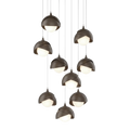 Hubbardton Forge, Brooklyn Double Shade Pendant, PENDANT LIGHT