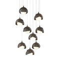 Hubbardton Forge, Brooklyn Double Shade Pendant, PENDANT LIGHT