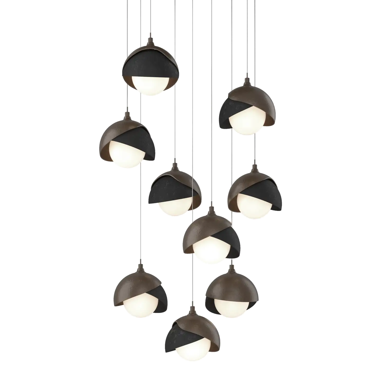 Hubbardton Forge, Brooklyn Double Shade Pendant, PENDANT LIGHT