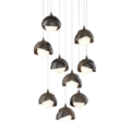 Hubbardton Forge, Brooklyn Double Shade Pendant, PENDANT LIGHT
