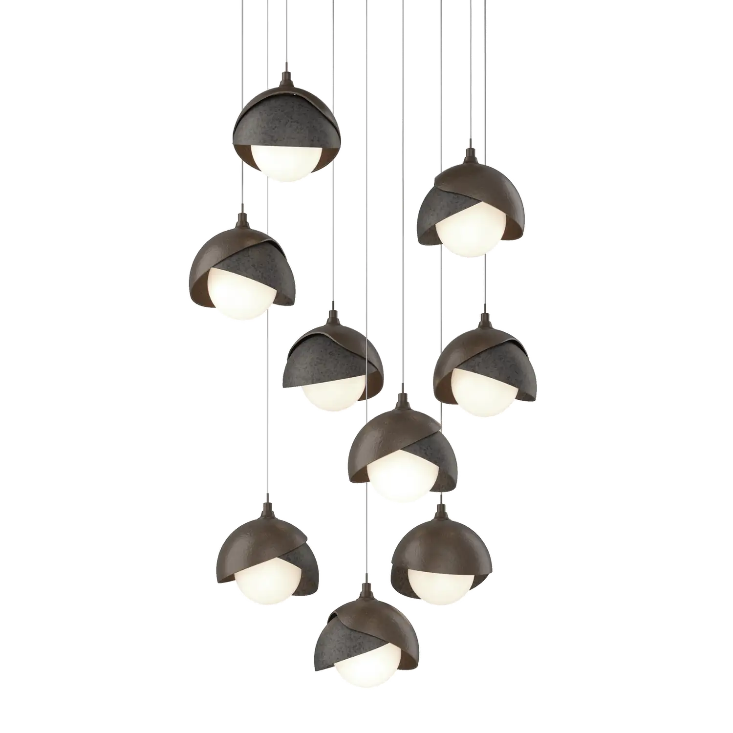 Hubbardton Forge, Brooklyn Double Shade Pendant, PENDANT LIGHT