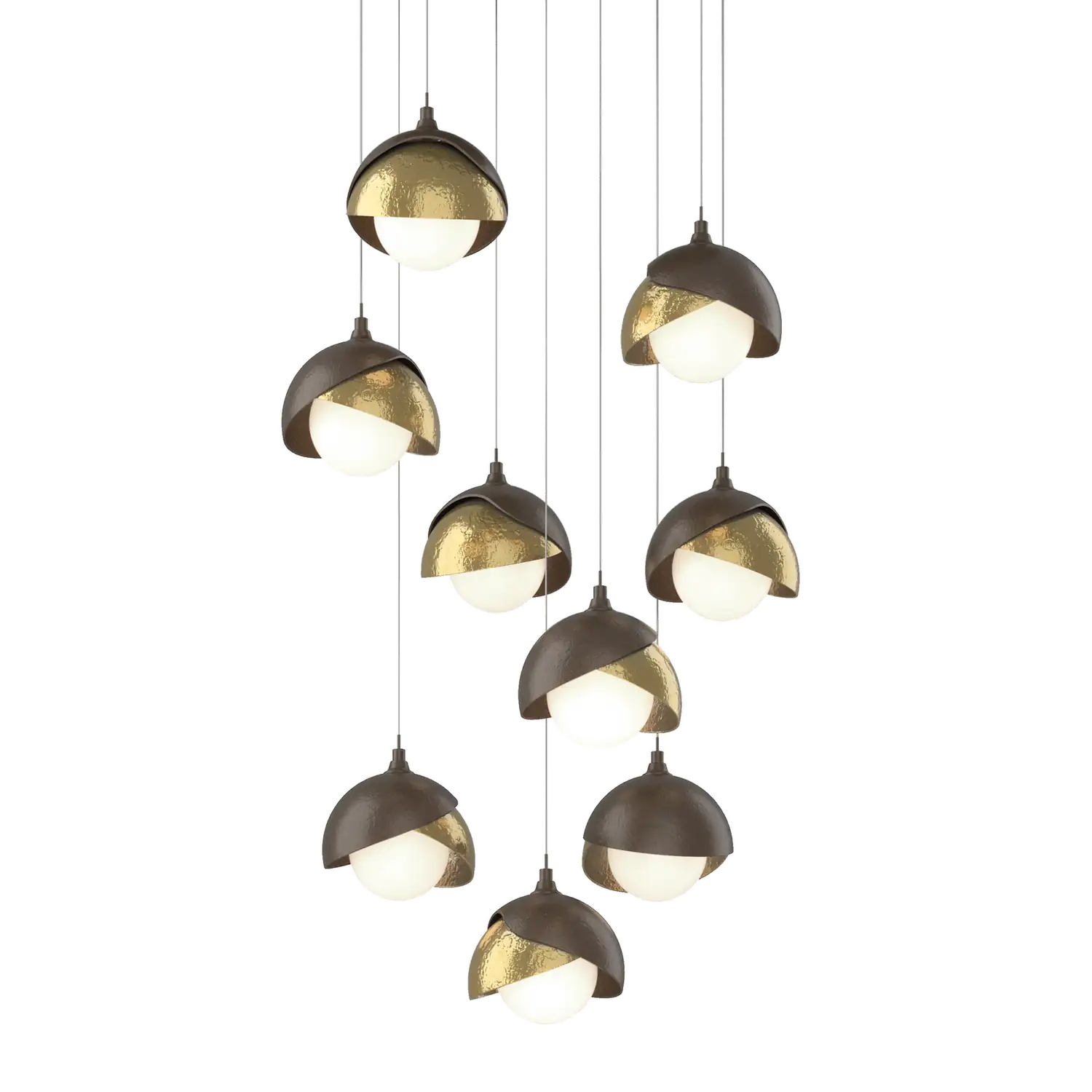 Hubbardton Forge, Brooklyn Double Shade Pendant, PENDANT LIGHT