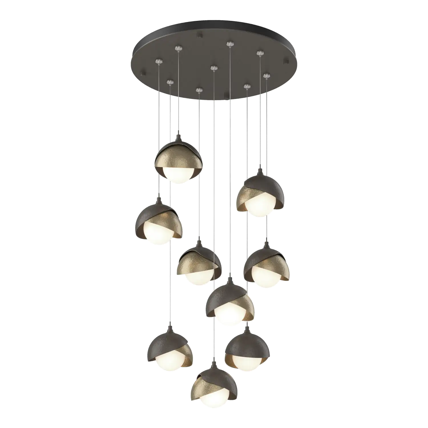 Hubbardton Forge, Brooklyn Double Shade Pendant, PENDANT LIGHT